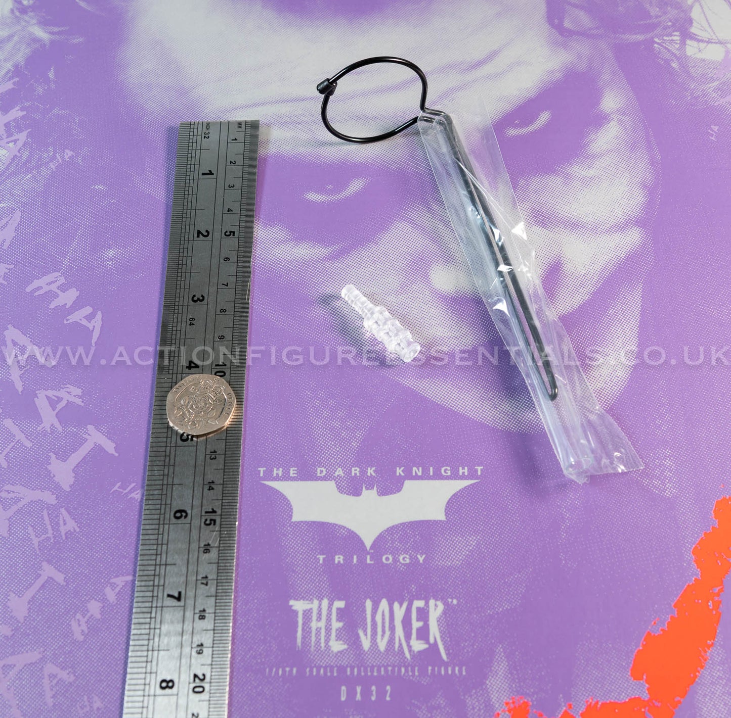 Hot Toys - The Joker - LED Diorama Display Base Stand - Heath Ledger - Dark Knight Trilogy - DX32 1:6 Loose Parts