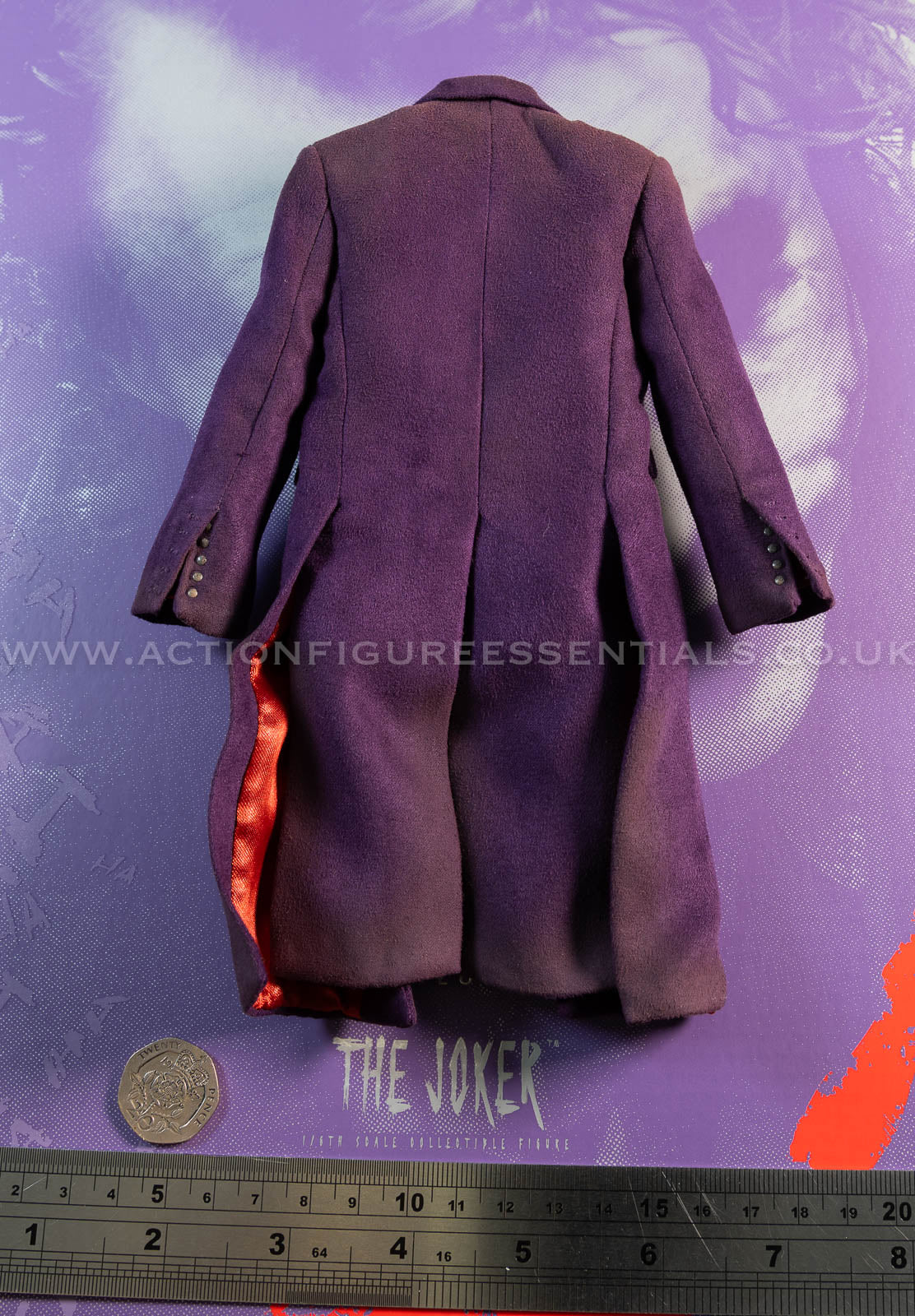 Hot Toys - The Joker - Purple Long Coat - Heath Ledger - Dark Knight Trilogy - DX32 - 1:6 Loose Parts