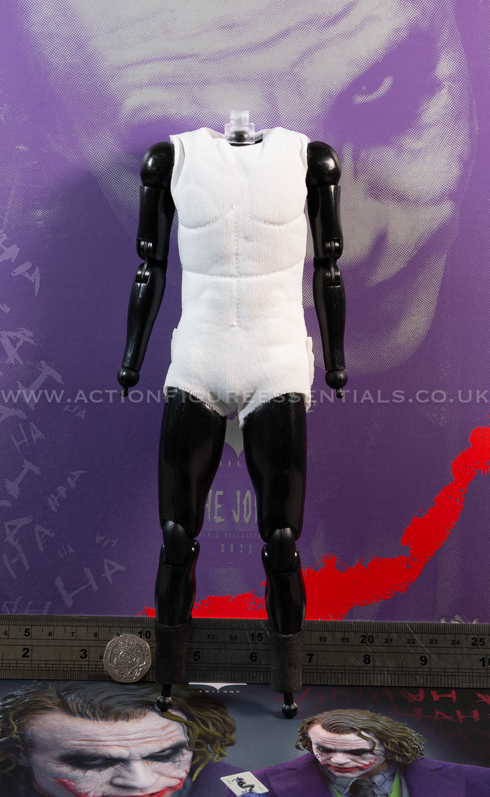 Hot Toys - The Joker - Body - Heath Ledger - Dark Knight Trilogy - DX32 - 1:6 Loose Parts