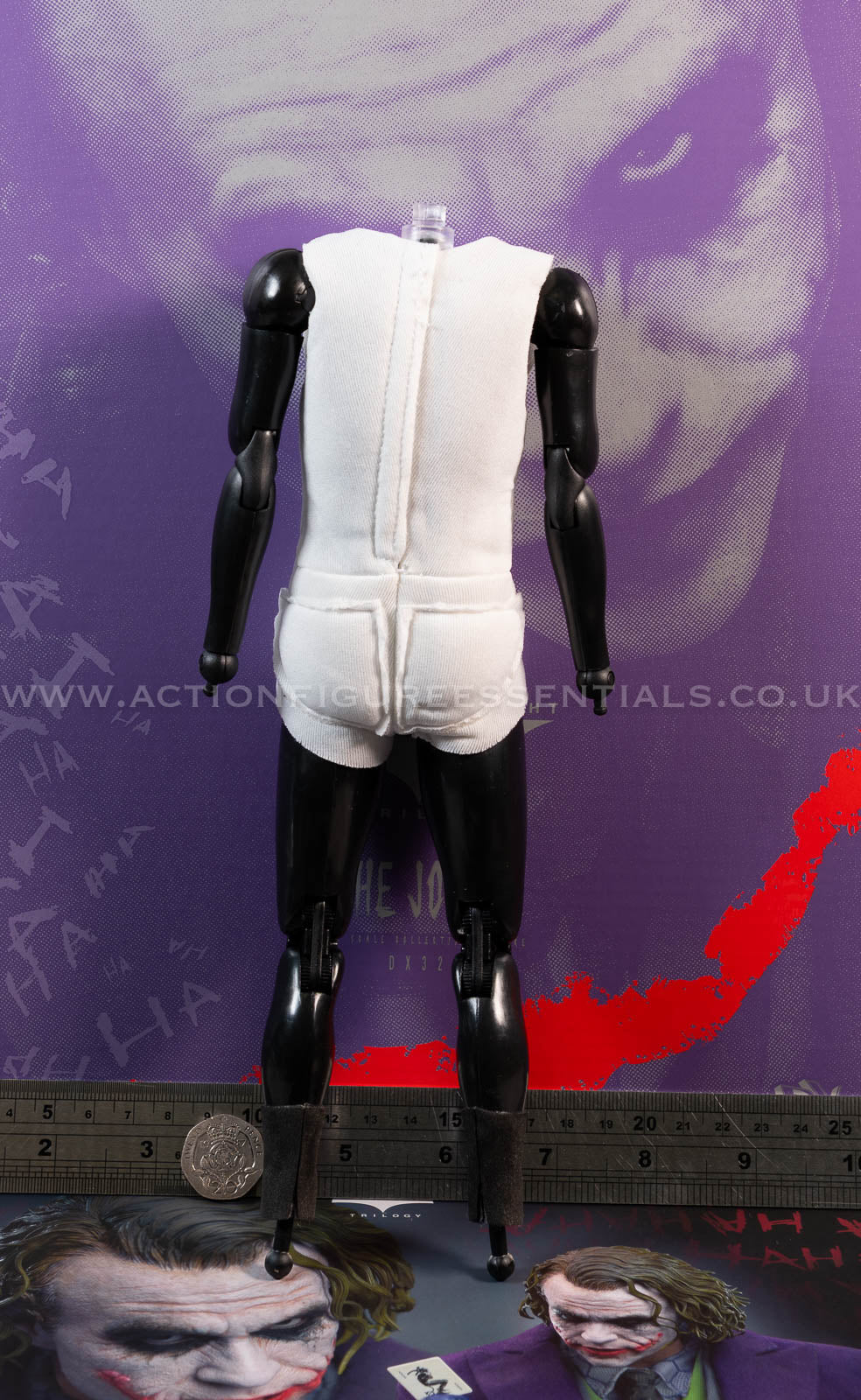 Hot Toys - The Joker - Body - Heath Ledger - Dark Knight Trilogy - DX32 - 1:6 Loose Parts