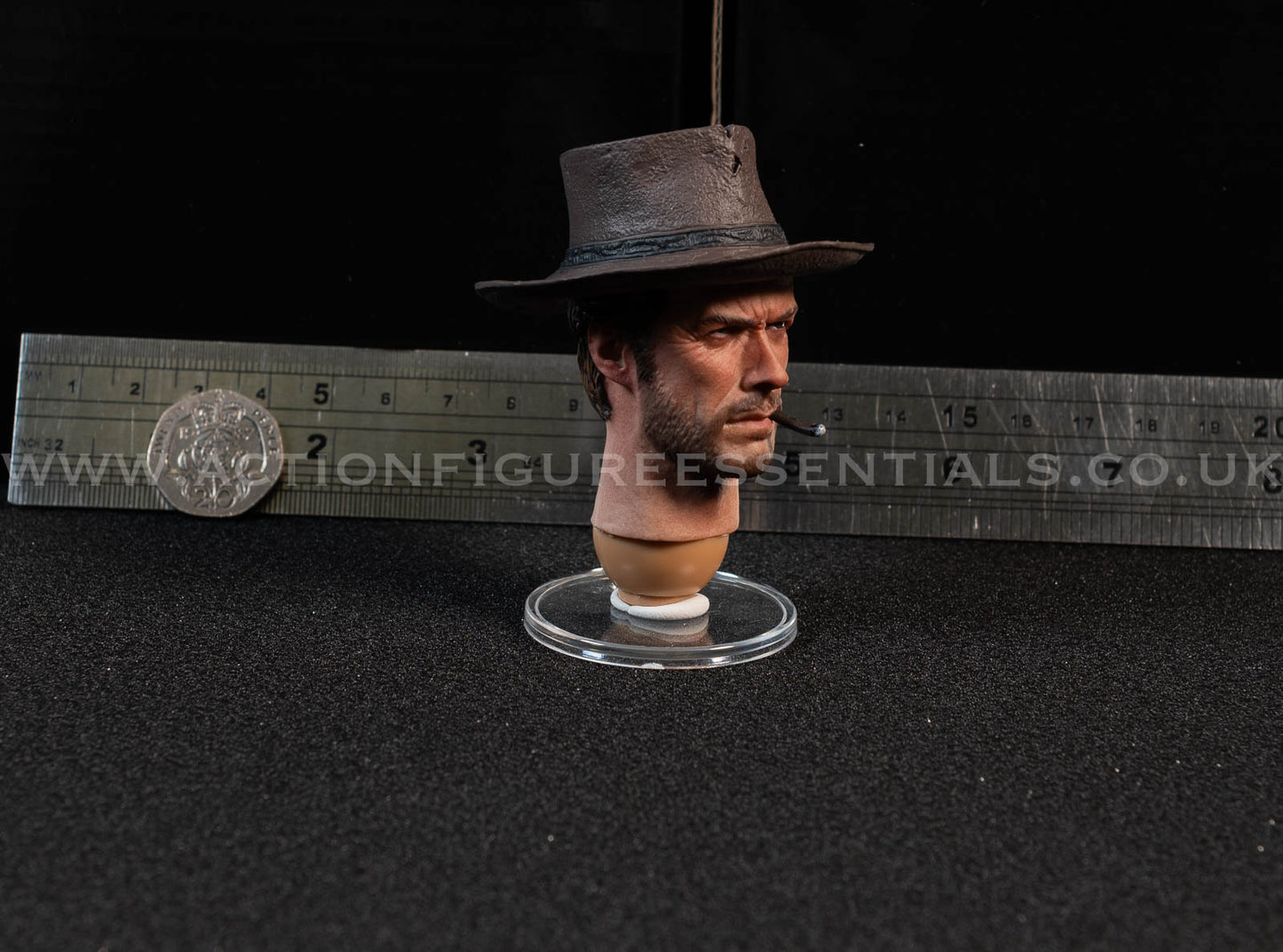Redman Toys - The Good - Head Sculpt w Cigar - Cowboy Western 1:6 Loose Parts