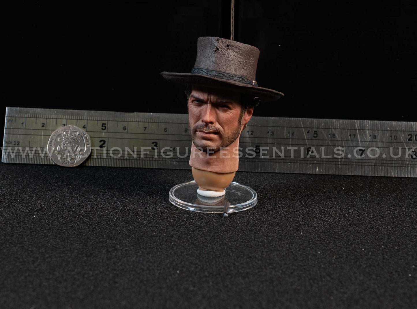 Redman Toys - The Good - Head Sculpt w Cigar - Cowboy Western 1:6 Loose Parts