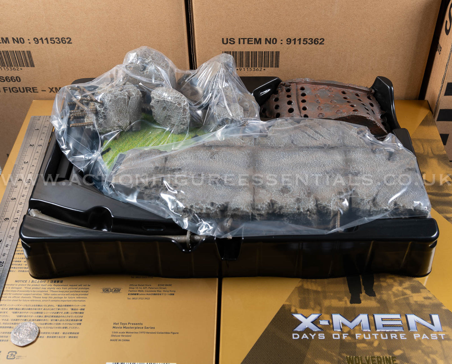 Hot Toys - Wolverine - Diorama Display Base Stand - Hugh Jackman - 1973 - MMS660 Deluxe 1:6 Loose Parts