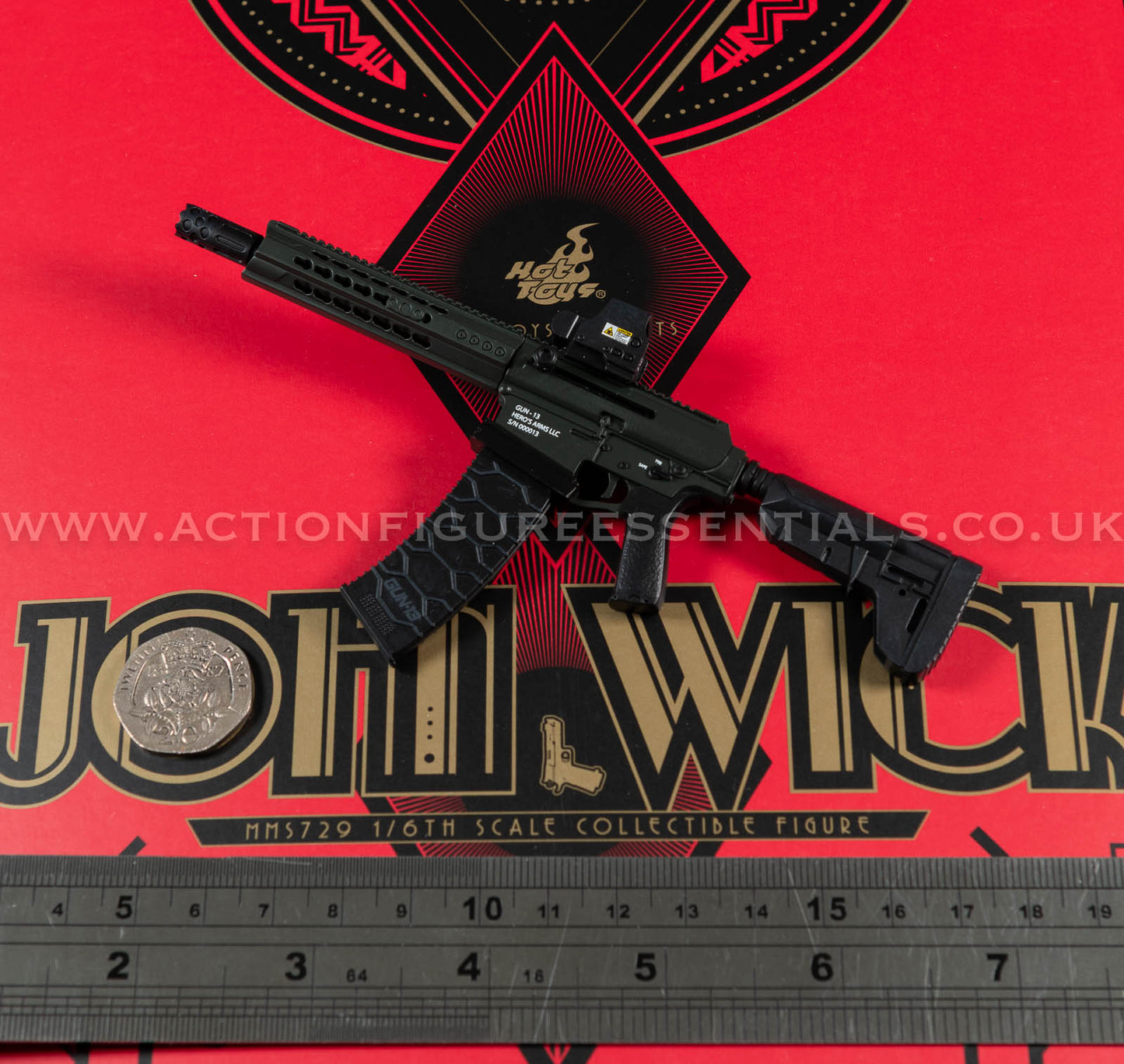 Hot Toys - John Wick - Shotgun - TTI Dracarys Gen-12 - Keanu Reeves - MMS729 1:6 Loose Parts