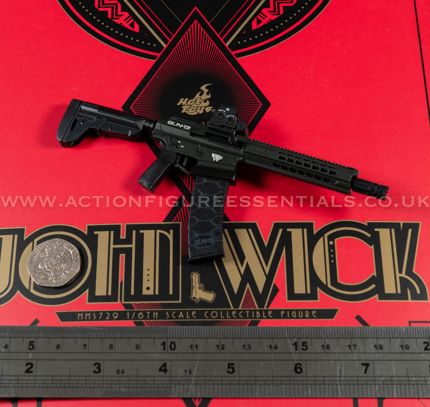 Hot Toys - John Wick - Shotgun - TTI Dracarys Gen-12 - Keanu Reeves - MMS729 1:6 Loose Parts