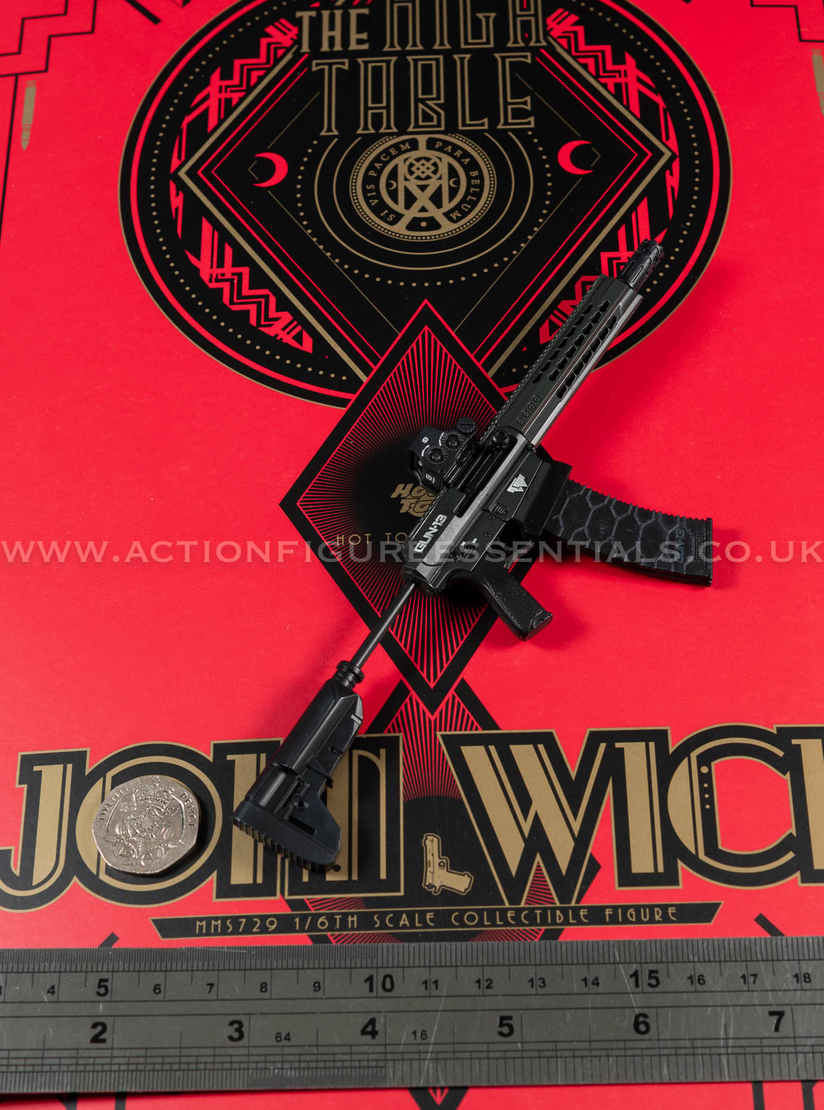 Hot Toys - John Wick - Shotgun - TTI Dracarys Gen-12 - Keanu Reeves - MMS729 1:6 Loose Parts