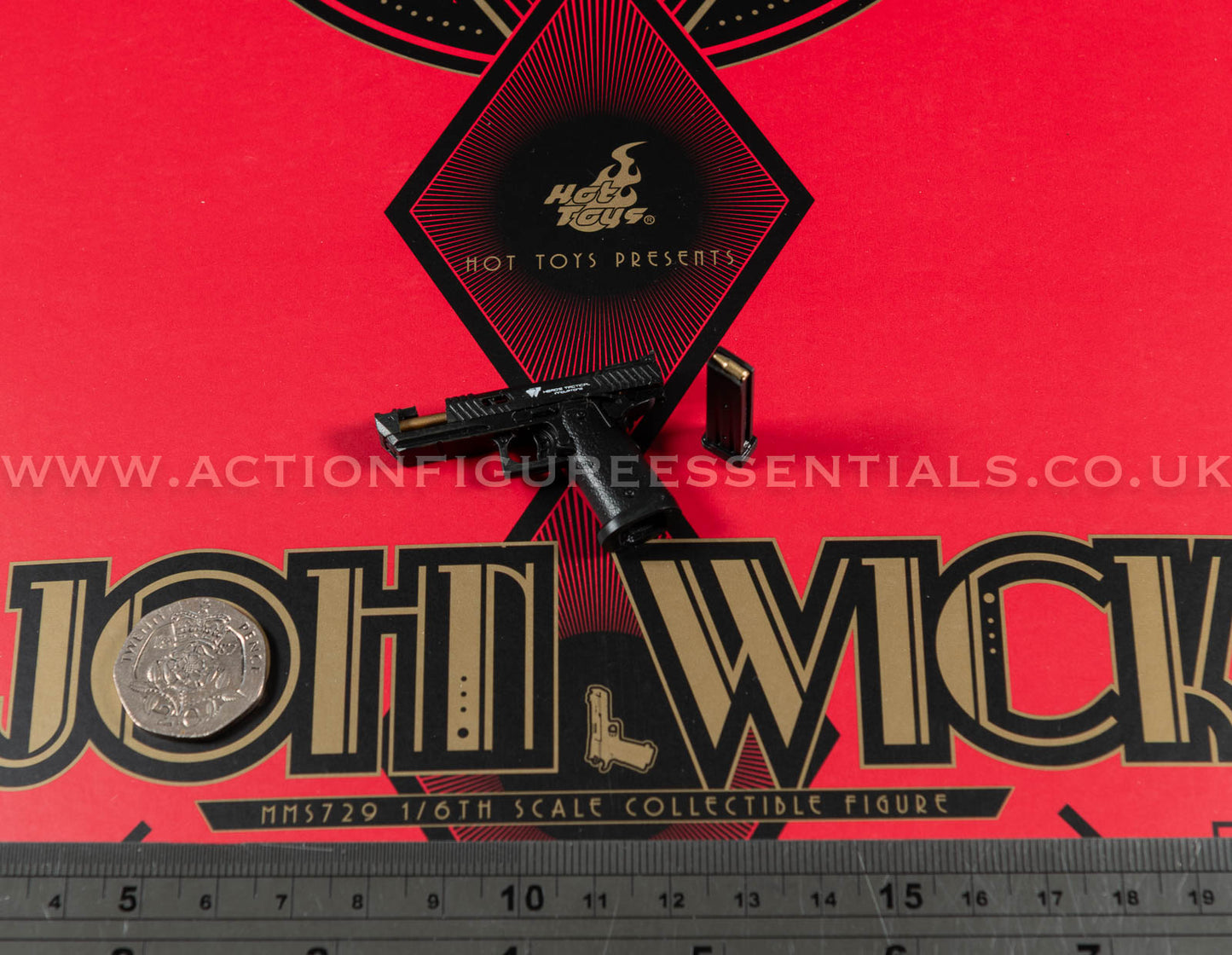 Hot Toys - John Wick - Pistol - Taran Tactical Innovations Pit Viper - Keanu Reeves - MMS729 1:6 Loose Parts