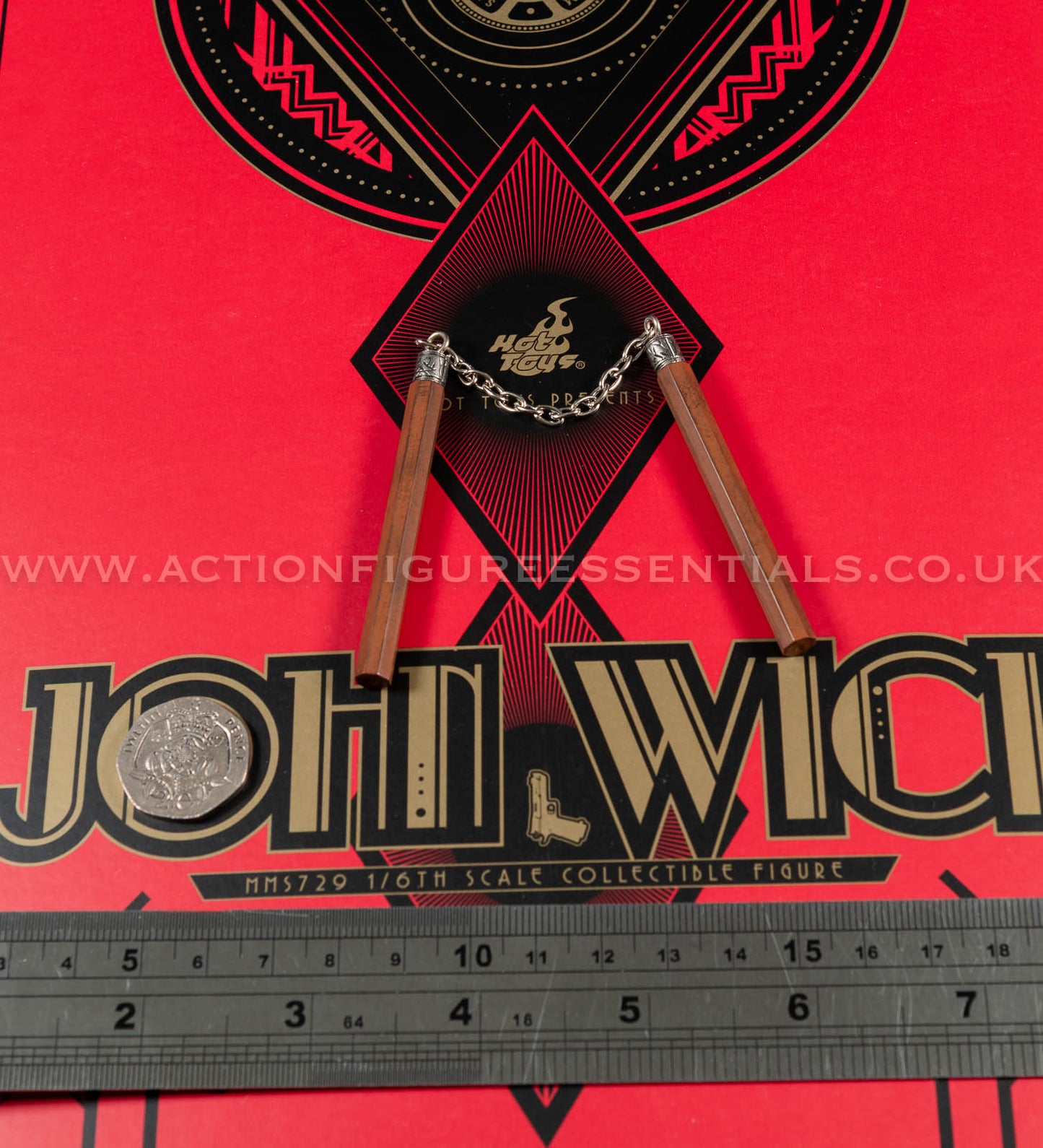 Hot Toys - John Wick - Nunchaku - Keanu Reeves - MMS729 1:6 Loose Parts