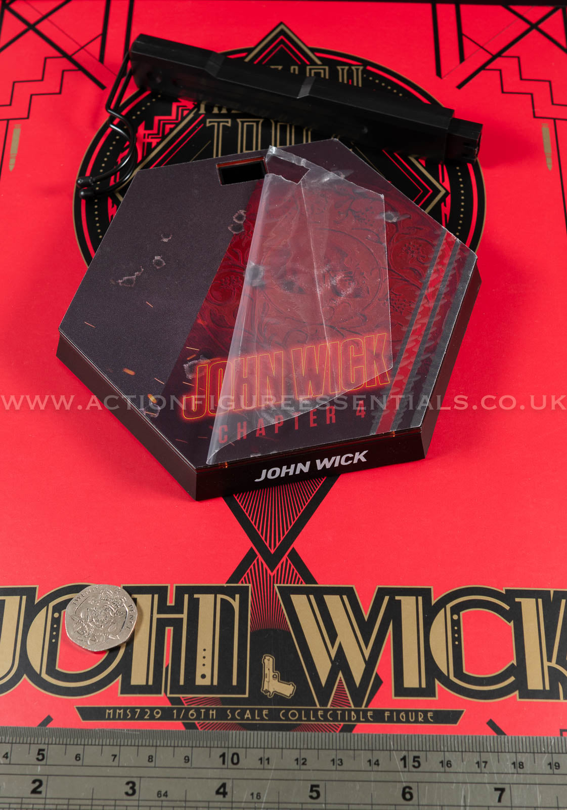 Hot Toys - John Wick - Display Stand - Keanu Reeves - MMS729 1:6 Loose Parts
