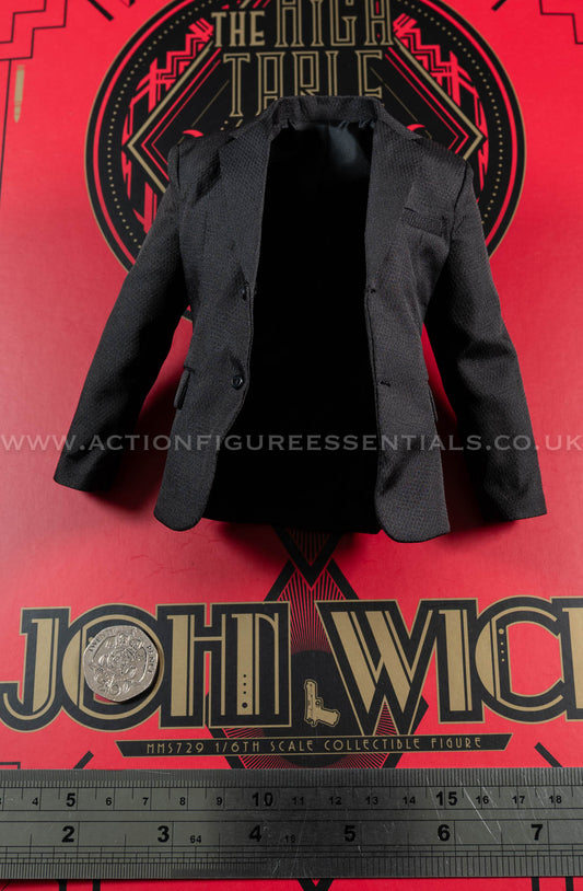 Hot Toys - John Wick - Suit Jacket Black - Keanu Reeves - MMS729 1:6 Loose Parts