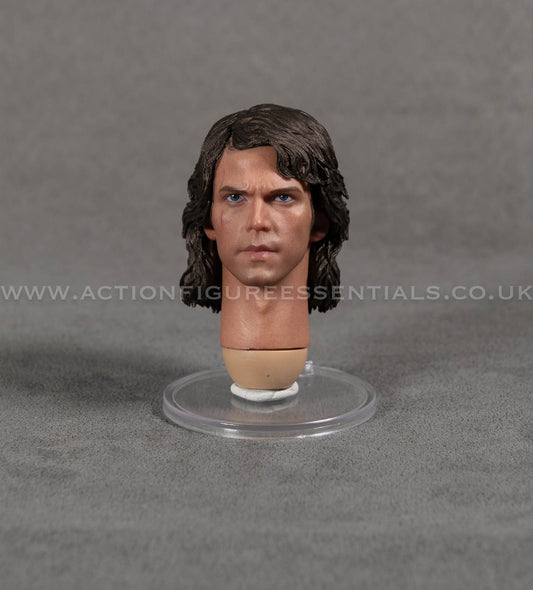 Star Wars Anakin Skywalker Custom Head Sculpt - 1/6 Scale Part