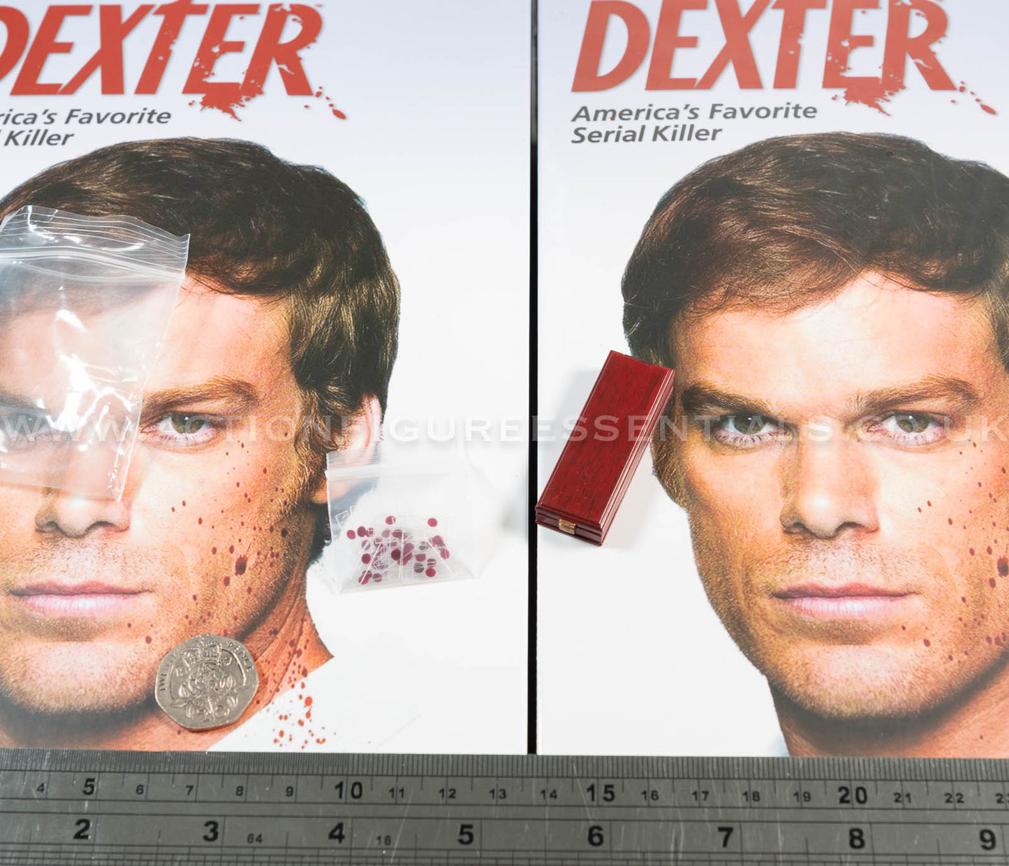 Dexter - Dexter Morgan - Blood Slide Box Set - Dark Passenger - FlashBack Figures 1:6 Scale Loose Parts
