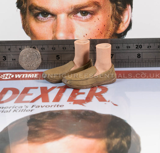 Dexter - Dexter Morgan - Loafers Shoes - Dark Passenger - FlashBack Figures 1:6 Scale Loose Parts
