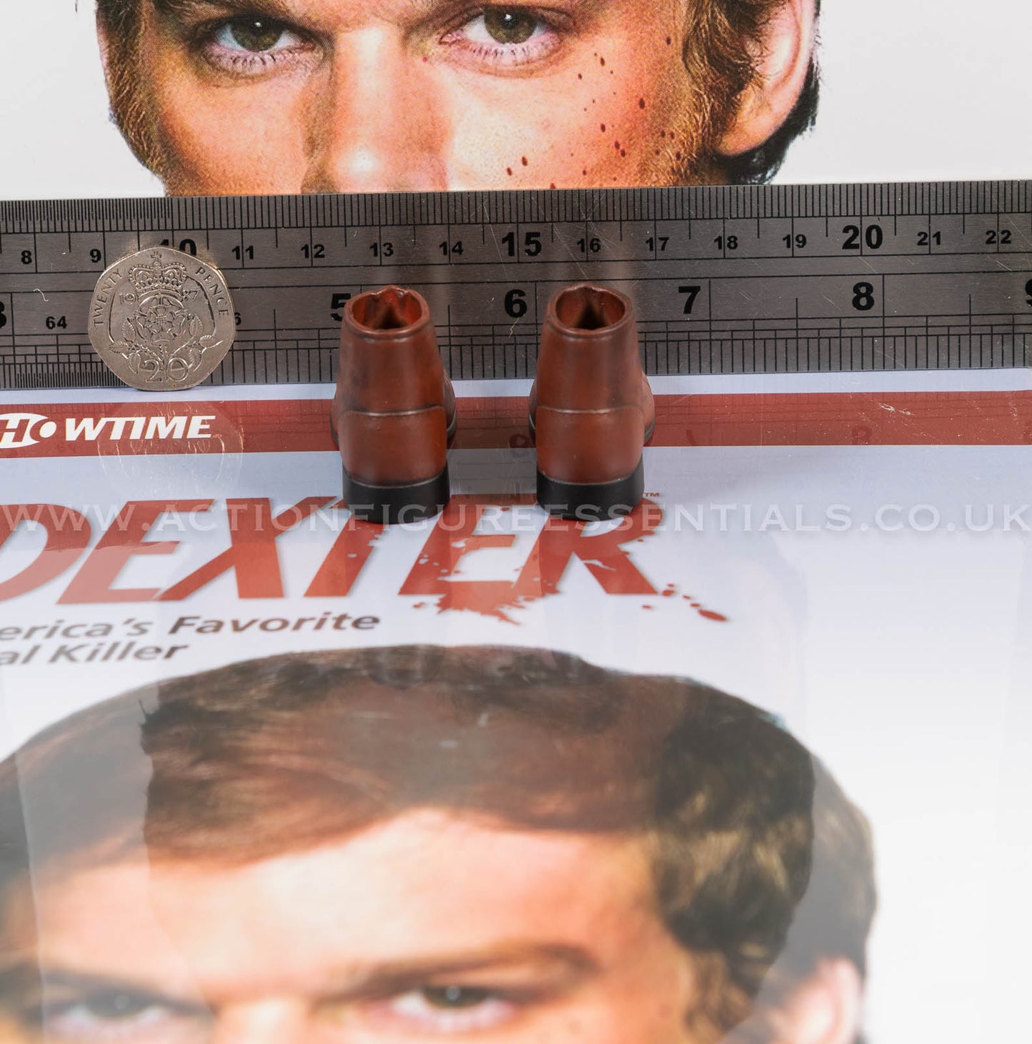 Dexter - Dexter Morgan - Brown Kill Boots - Dark Passenger - FlashBack Figures 1:6 Scale Loose Parts