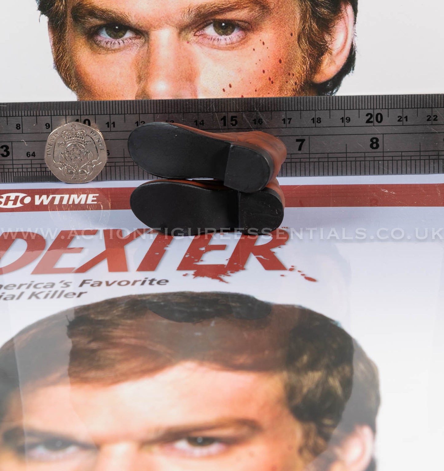 Dexter - Dexter Morgan - Brown Kill Boots - Dark Passenger - FlashBack Figures 1:6 Scale Loose Parts