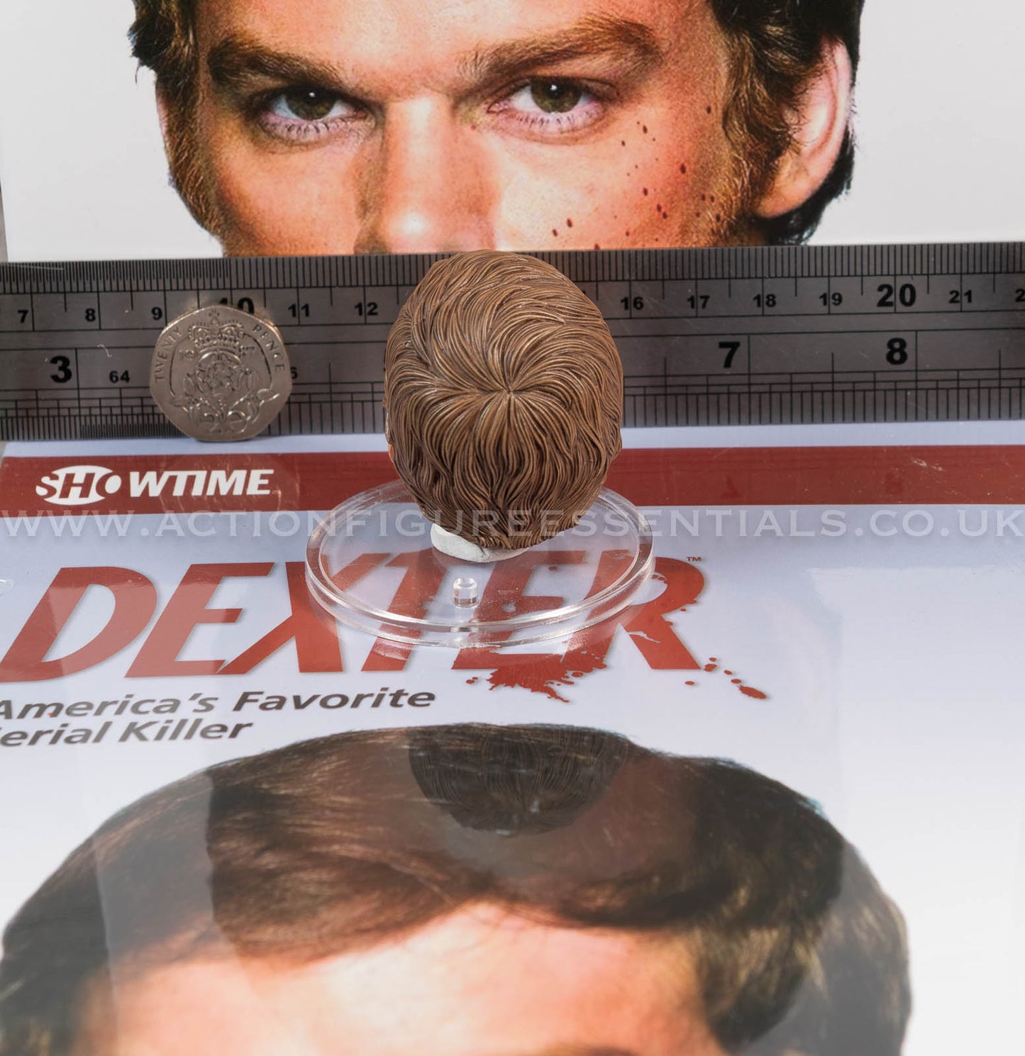 Dexter - Dexter Morgan - Dark Passenger Head Sculpt - FlashBack Figures 1:6 Scale Loose Parts