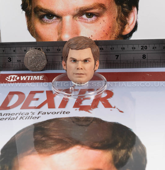 Dexter - Dexter Morgan - Head Sculpt - FlashBack Figures 1:6 Scale Loose Parts