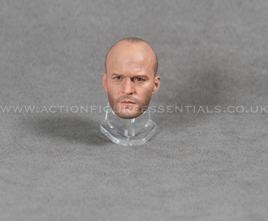 Jason Statham Head Sculpt Custom 12" 1/6 Hot Toys Scale