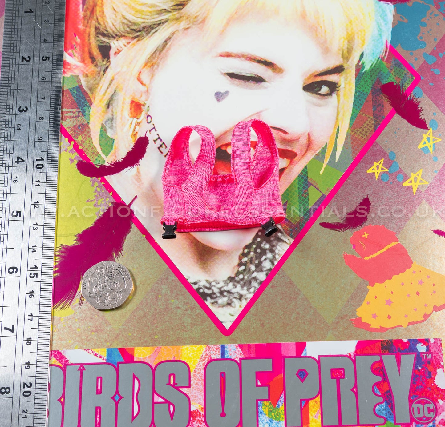 Hot Toys - Harley Quinn - Hot Pink Vest Crop Top - MMS565 Birds of Prey - DC Comics - 1:6 Loose Parts