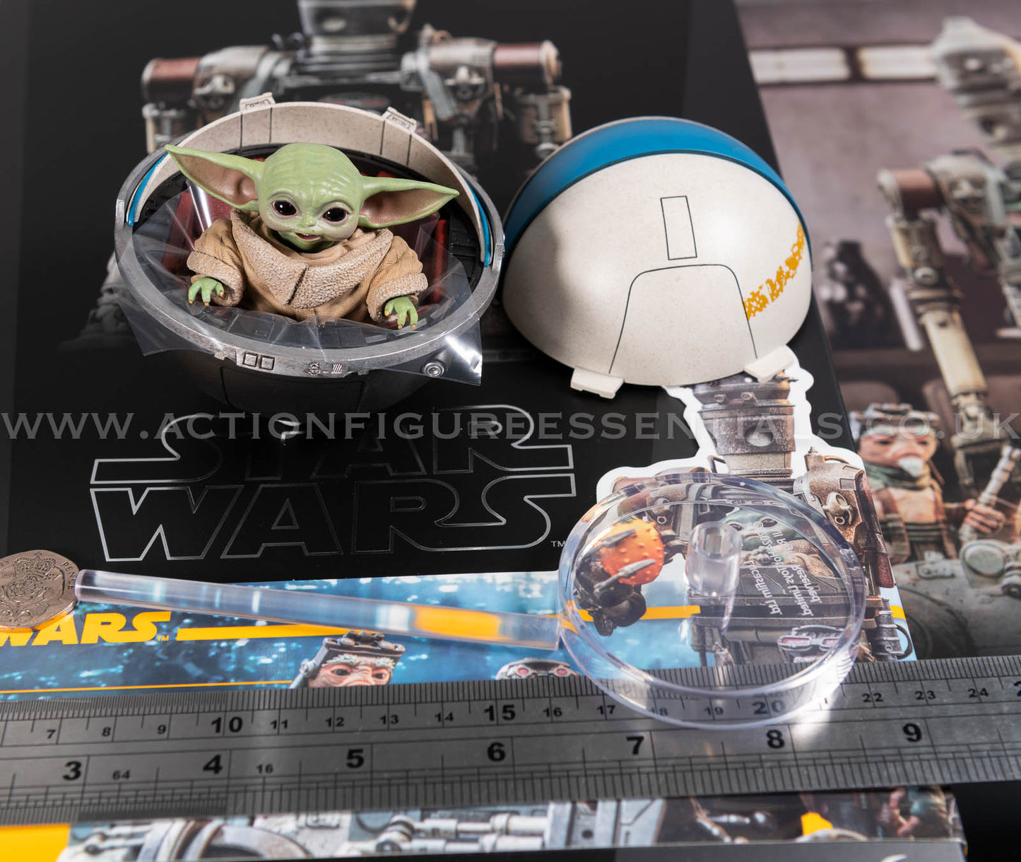 Hot Toys - IG-12 - Grogu Hover Pram - Star Wars - TMS105 Special Edition - The Mandalorian - 1:6 Loose Parts