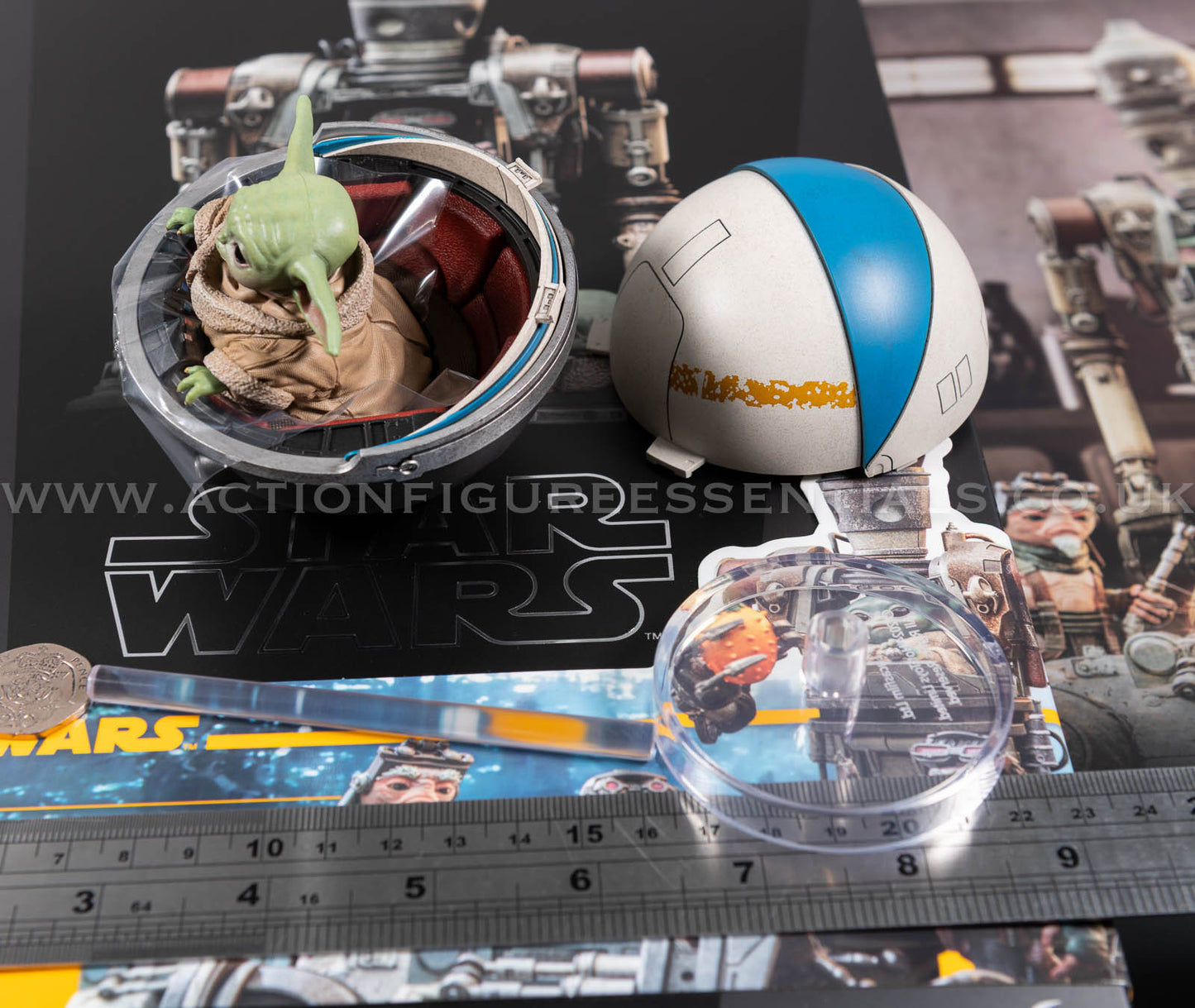 Hot Toys - IG-12 - Grogu Hover Pram - Star Wars - TMS105 Special Edition - The Mandalorian - 1:6 Loose Parts