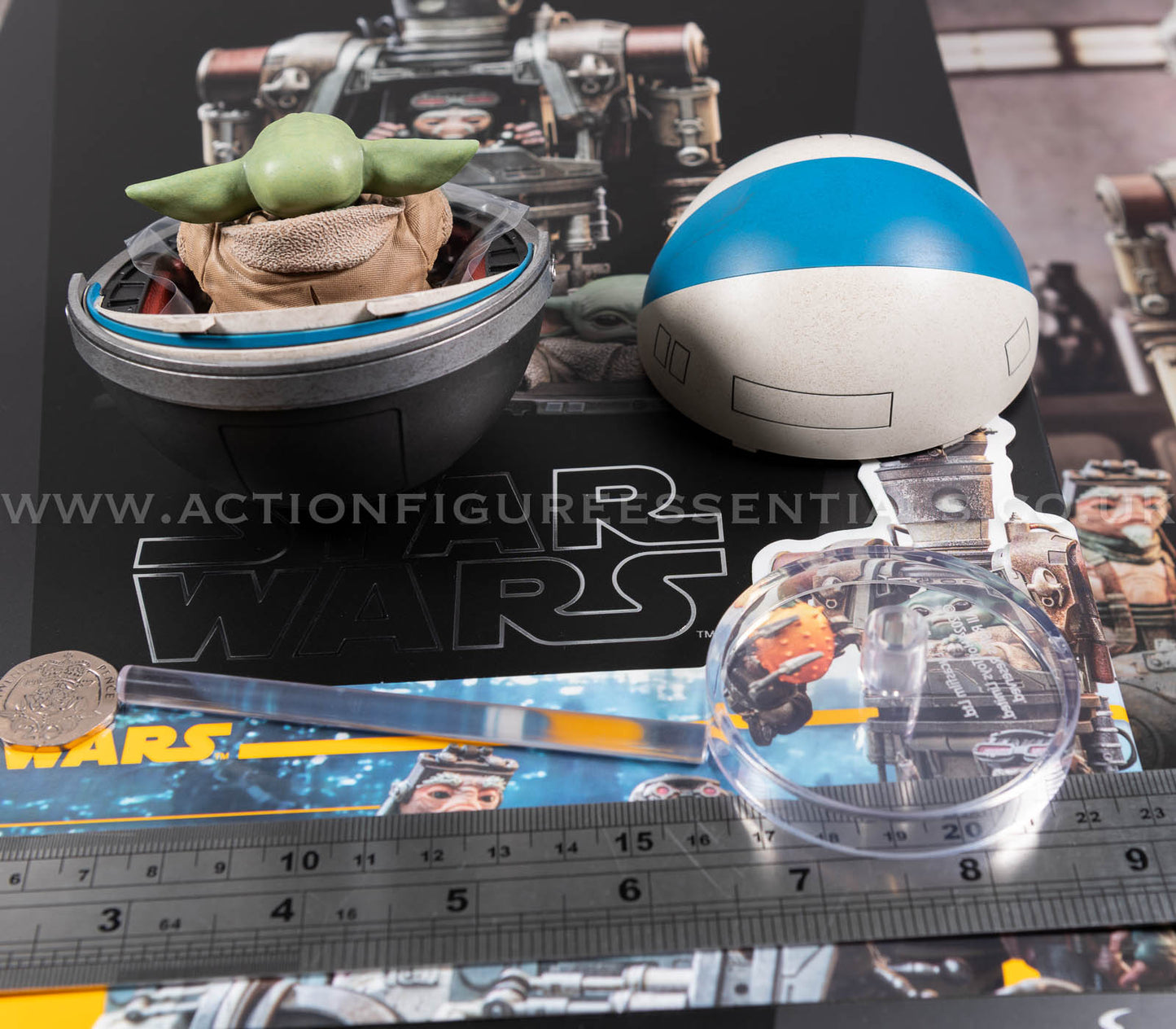 Hot Toys - IG-12 - Grogu Hover Pram - Star Wars - TMS105 Special Edition - The Mandalorian - 1:6 Loose Parts
