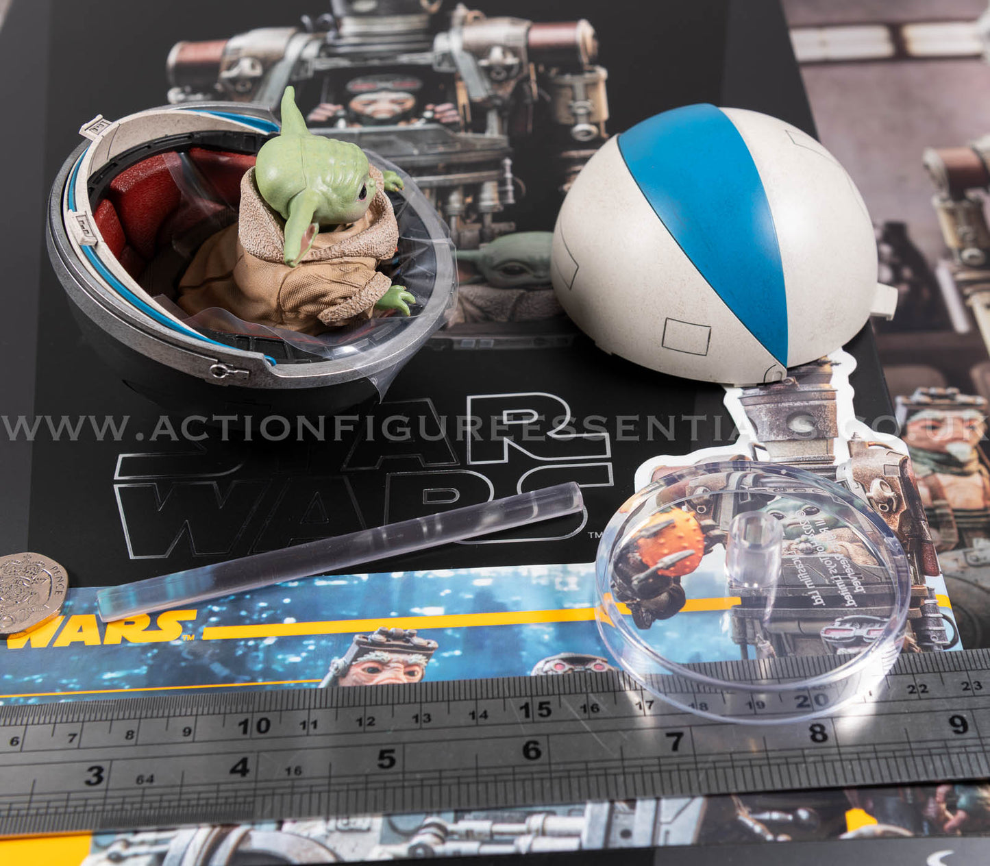 Hot Toys - IG-12 - Grogu Hover Pram - Star Wars - TMS105 Special Edition - The Mandalorian - 1:6 Loose Parts