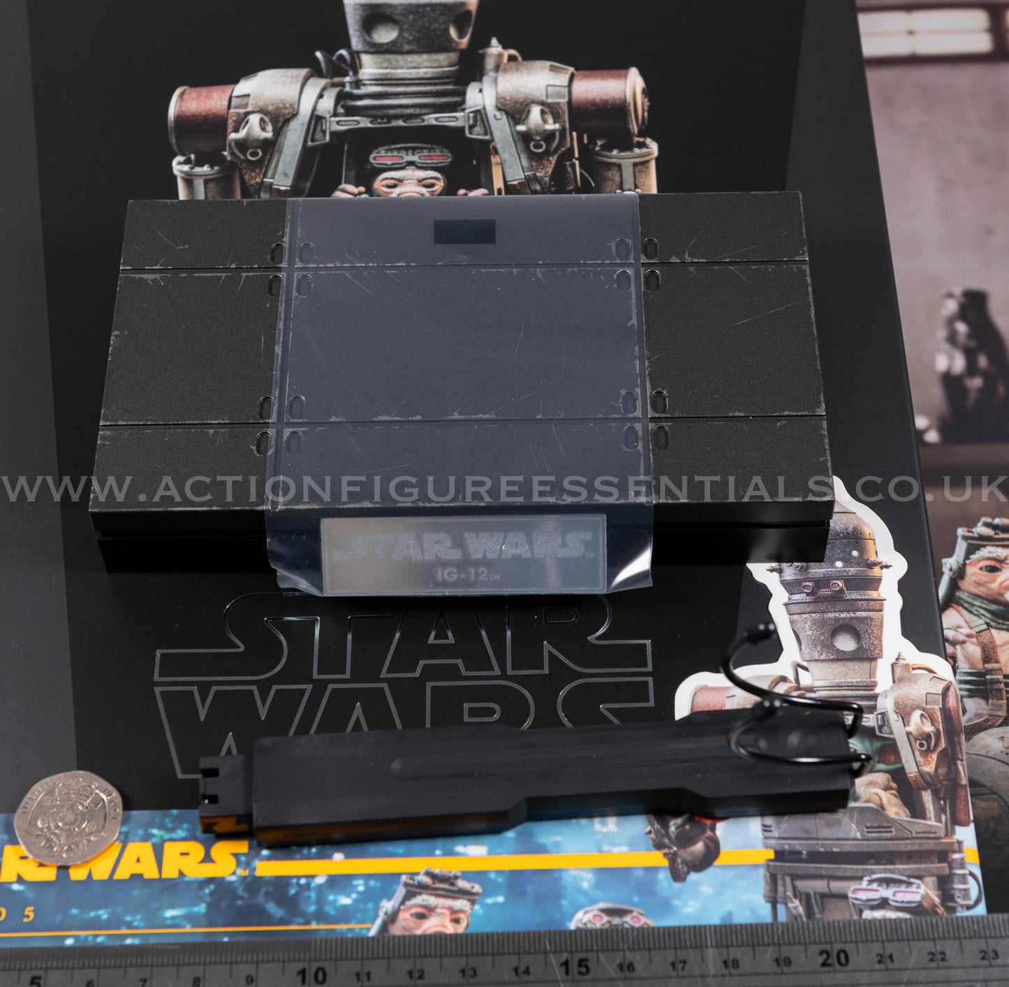 Hot Toys - IG-12 - Display Stand - Star Wars - TMS105 Special Edition - The Mandalorian - 1:6 Loose Parts