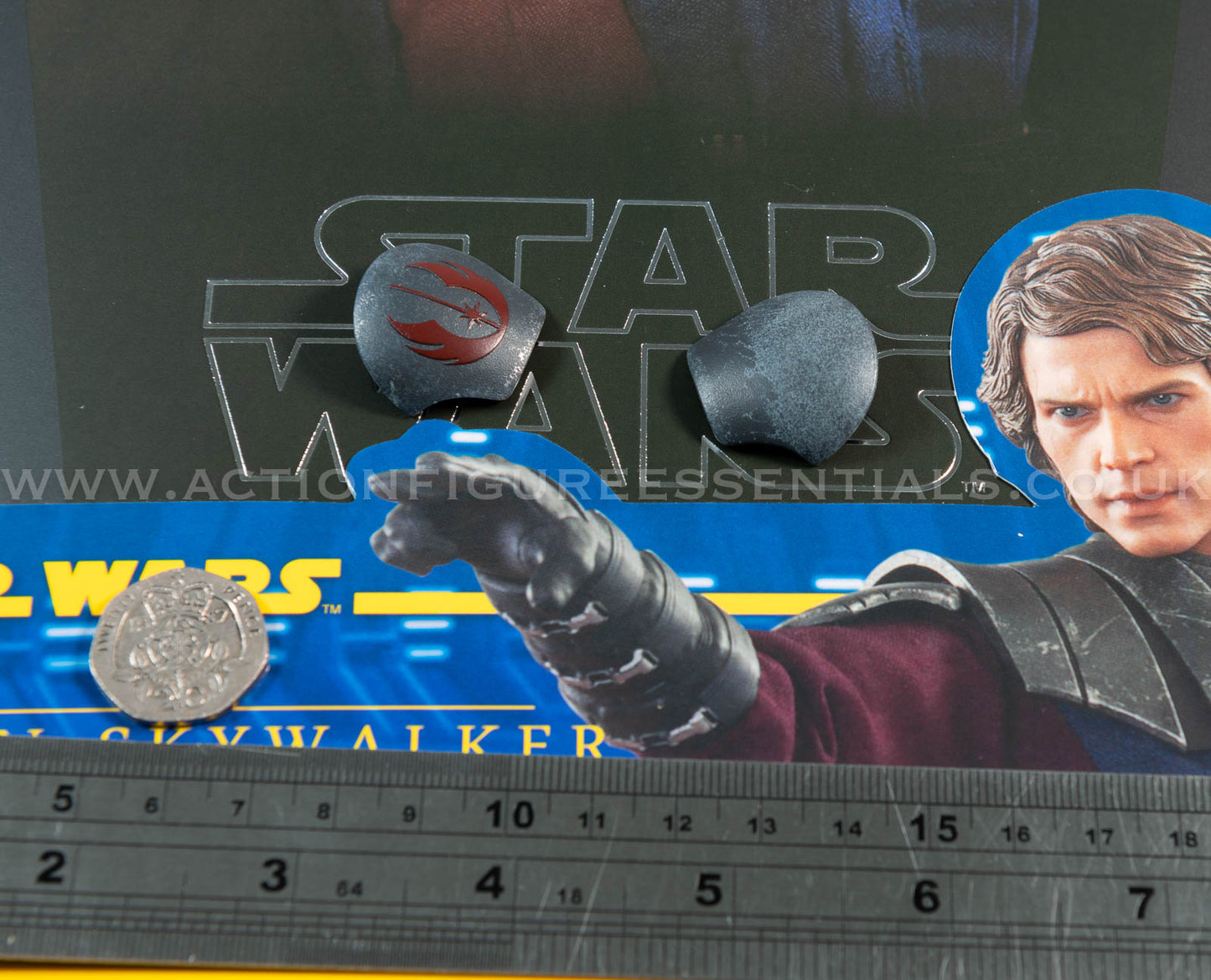 Hot Toys - Anakin Skywalker - Shoulder Guards Armor  - Star Wars - TMS019 Special Edition - 1:6 Loose Parts