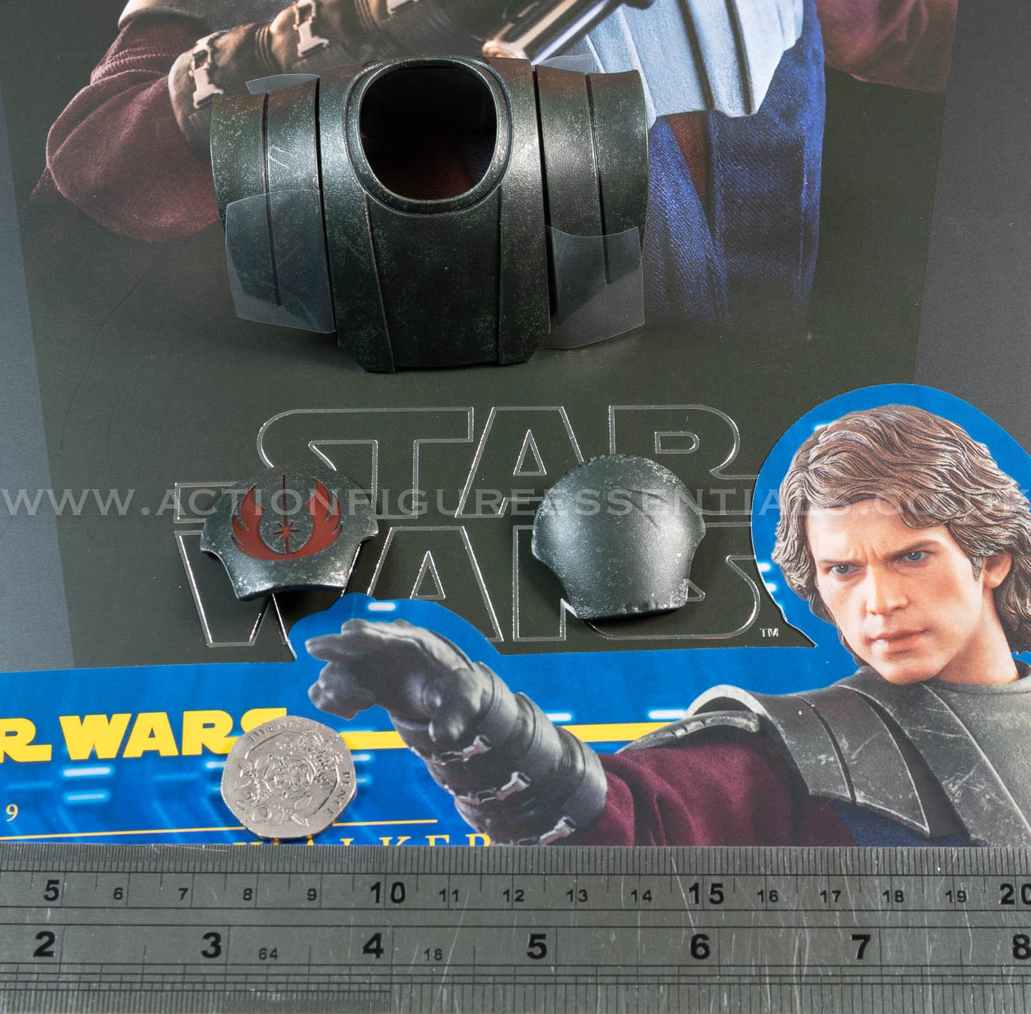 Hot Toys - Anakin Skywalker - Chest Shoulder Guards Armor - Star Wars - TMS019 Special Edition - 1:6 Loose Parts