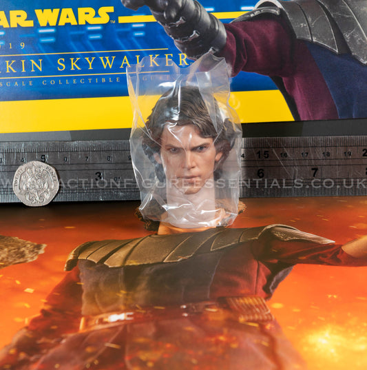 Hot Toys - Anakin Skywalker - Head Sculpt - Star Wars - TMS019 Special Edition - 1:6 Loose Parts
