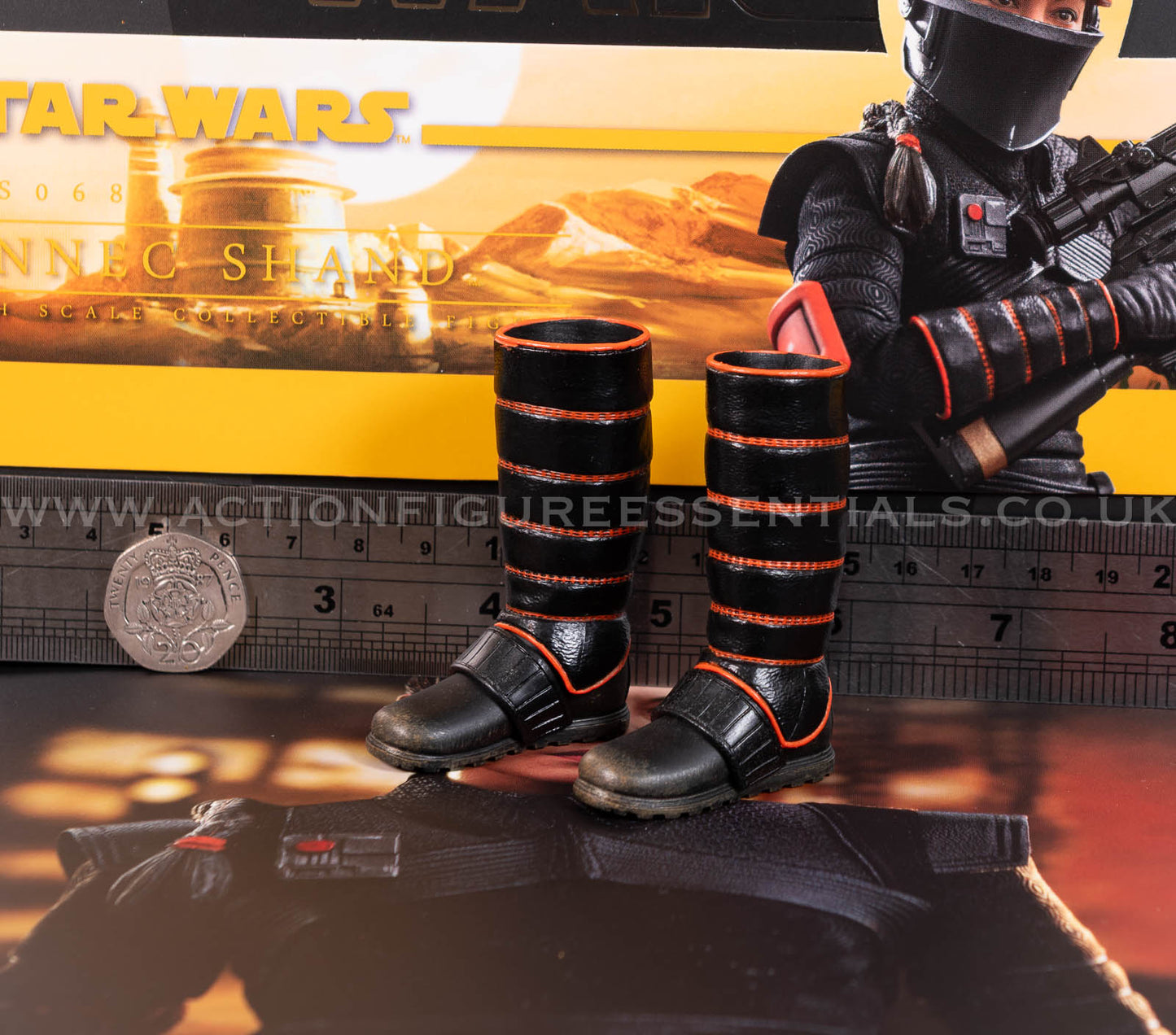 Hot Toys Fennec Shand Boots - Star Wars - TMS068 - 1:6 Loose Parts