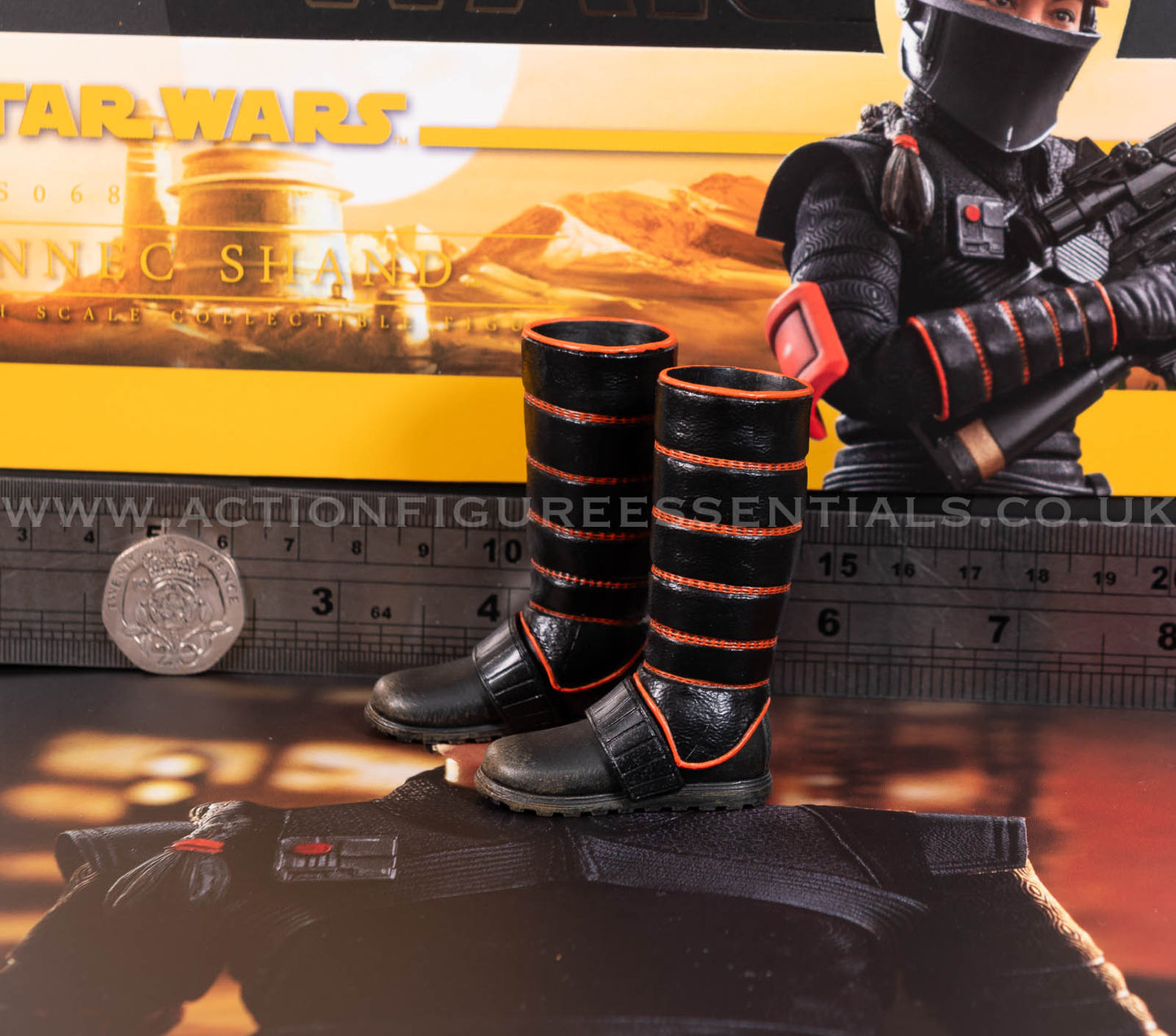 Hot Toys Fennec Shand Boots - Star Wars - TMS068 - 1:6 Loose Parts