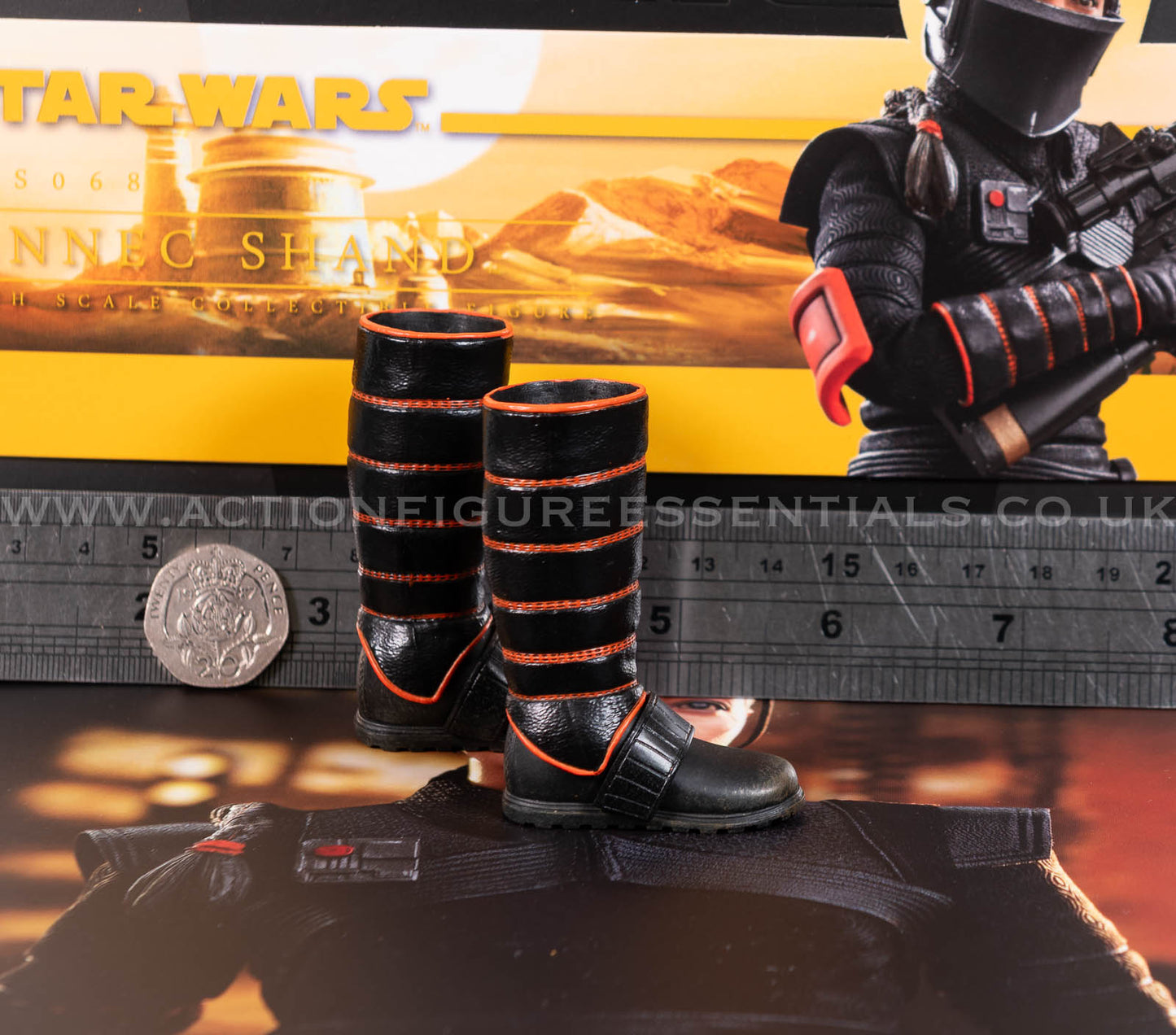 Hot Toys Fennec Shand Boots - Star Wars - TMS068 - 1:6 Loose Parts