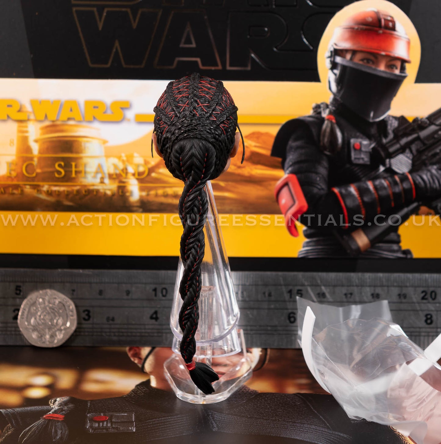 Hot Toys Fennec Shand (Ming-Na Wen) Head Sculpt - Star Wars - TMS068 - 1:6 Loose Parts