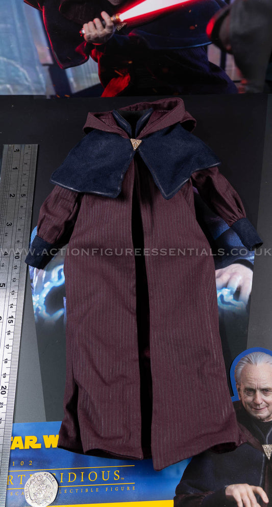 Hot Toys Emperor Palpatine Robe Hooded Cape - Star Wars - Darth Sidious TMS102 - 1:6 Loose Parts
