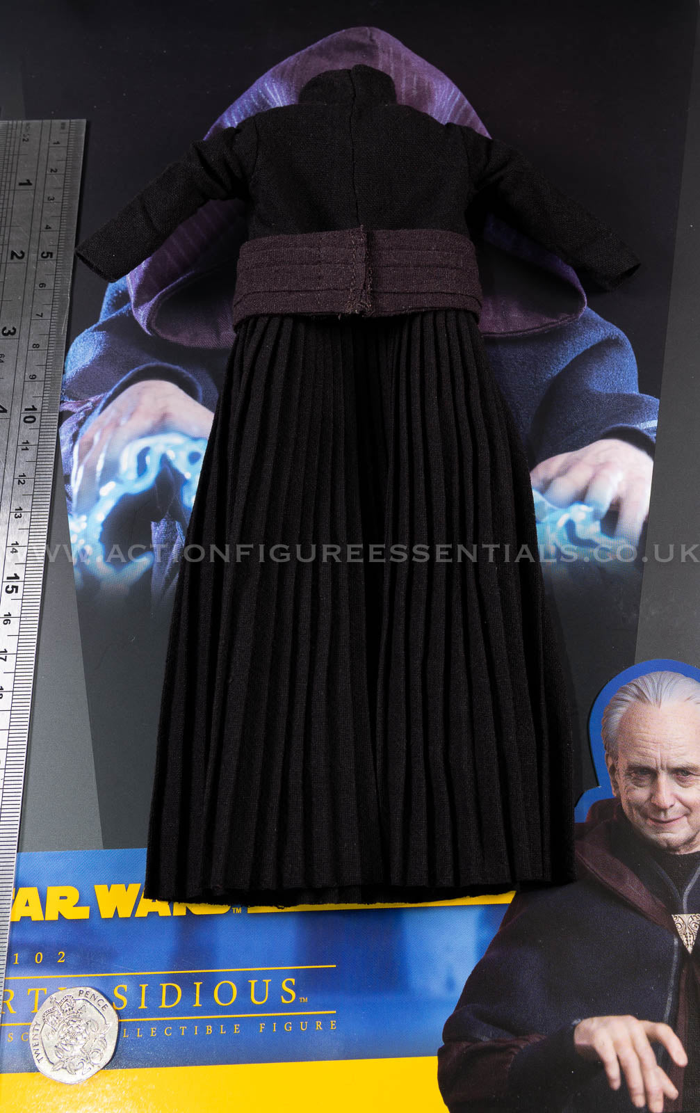 Hot Toys Emperor Palpatine Tunic and Belt - Star Wars - Darth Sidious TMS102 - 1:6 Loose Parts