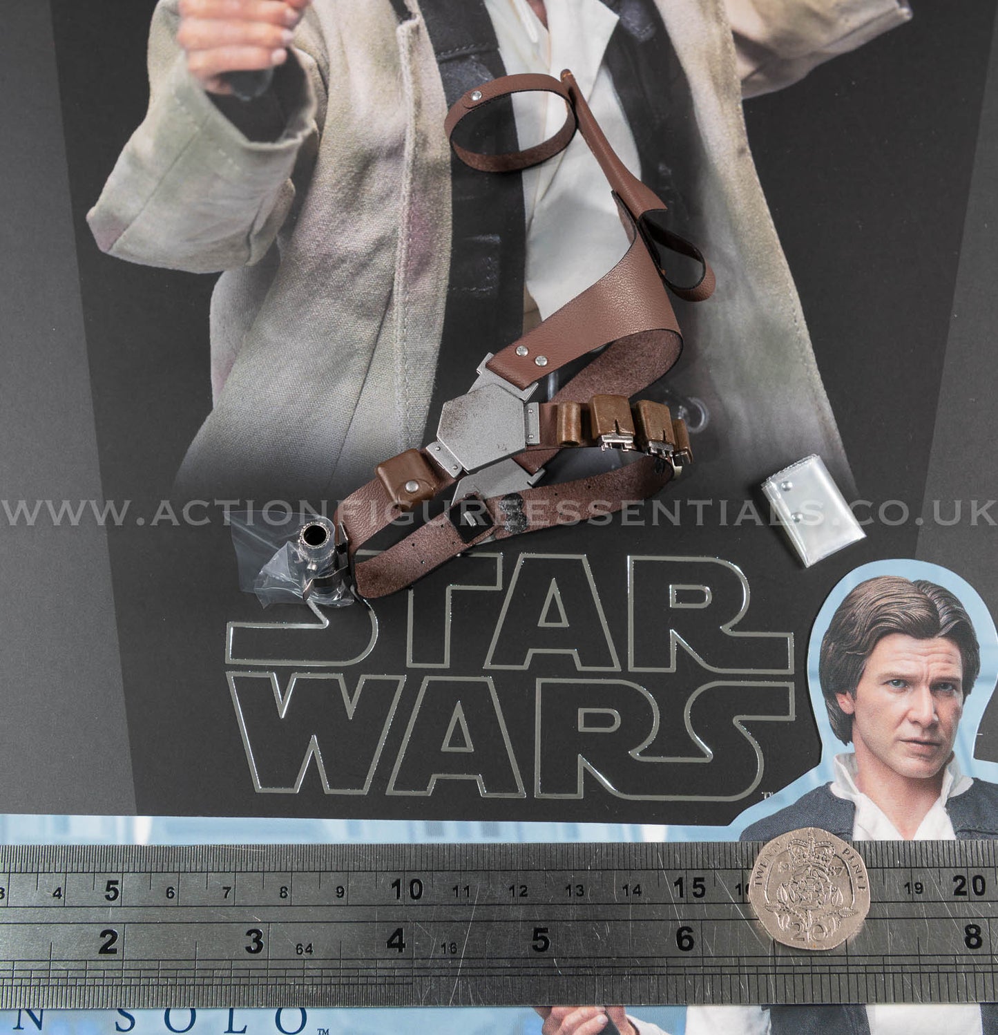 Hot Toys - Han Solo Belt Holster - Star Wars - MMS740 - Return of The Jedi 1:6 Loose Parts