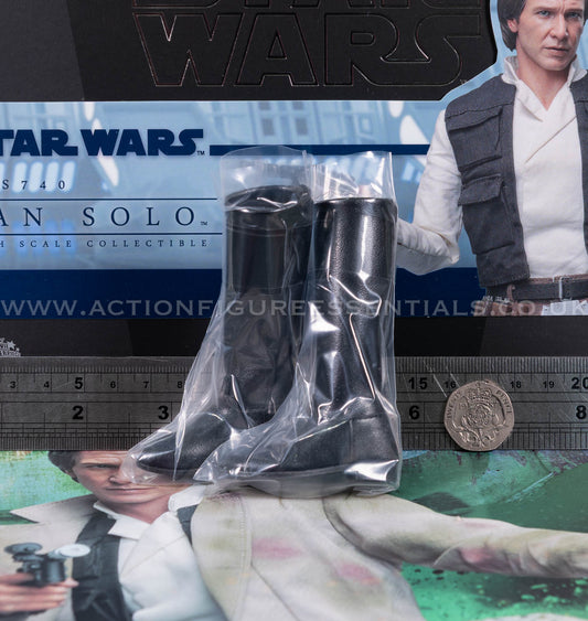 Hot Toys - Han Solo Tall Boots - Star Wars - MMS740 - Return of The Jedi 1:6 Loose Parts