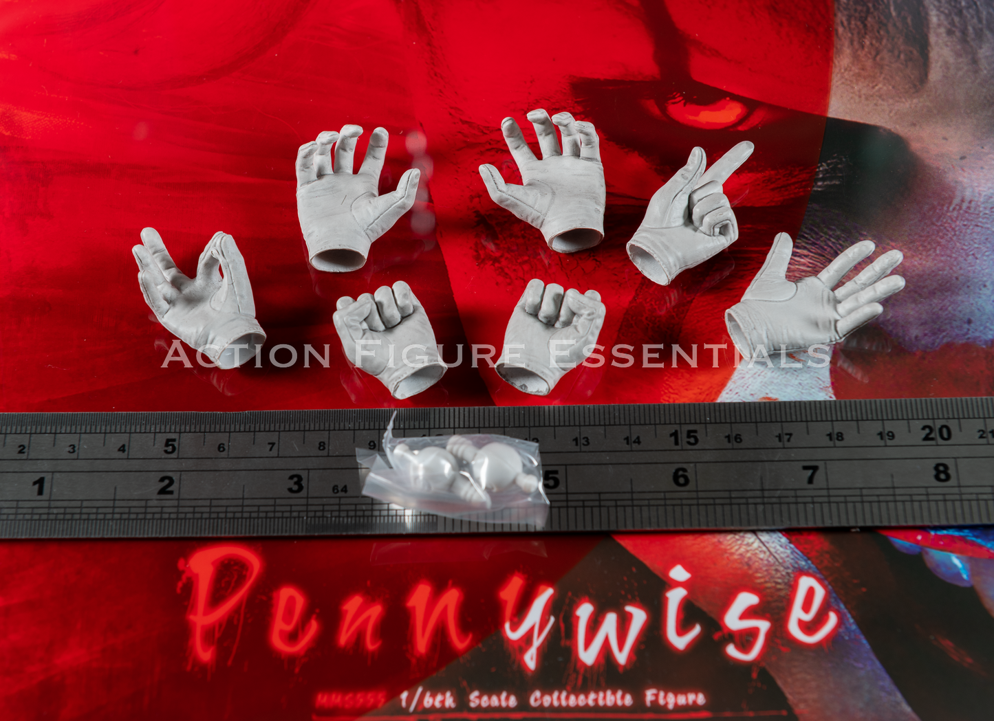 Hot Toys IT Pennywise Clown Hands MMS555 1/6 Chapter Two Halloween Zombie Joker