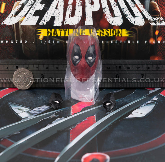 Hot Toys - Deadpool Masked Head Sculpt - Battling Version - MMS782 - 1:6 Loose Parts