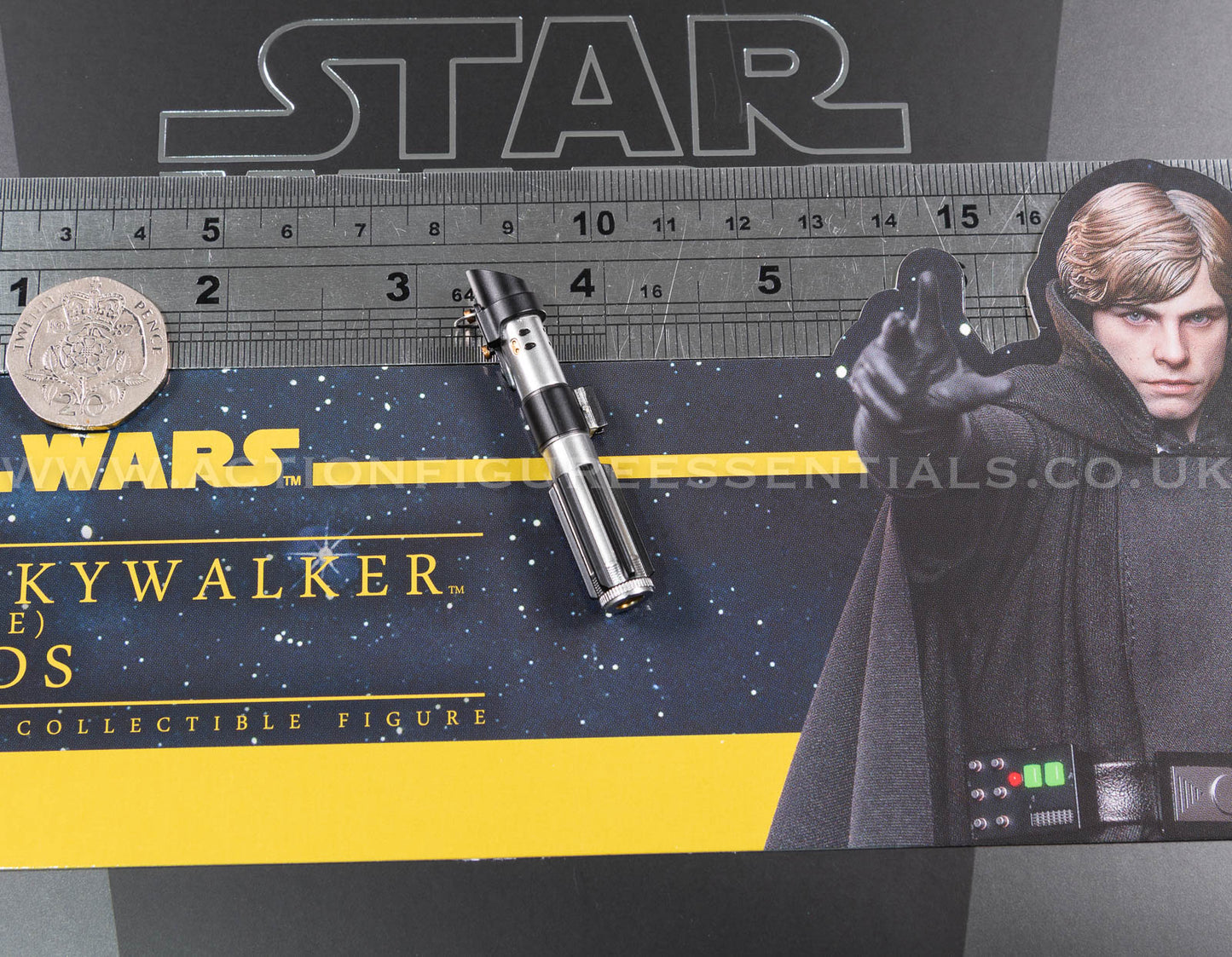 Hot Toys - Luke Skywalker Vader Lightsaber Hilt - Star Wars - CMS019 Dark Empire - 1:6 Loose Parts