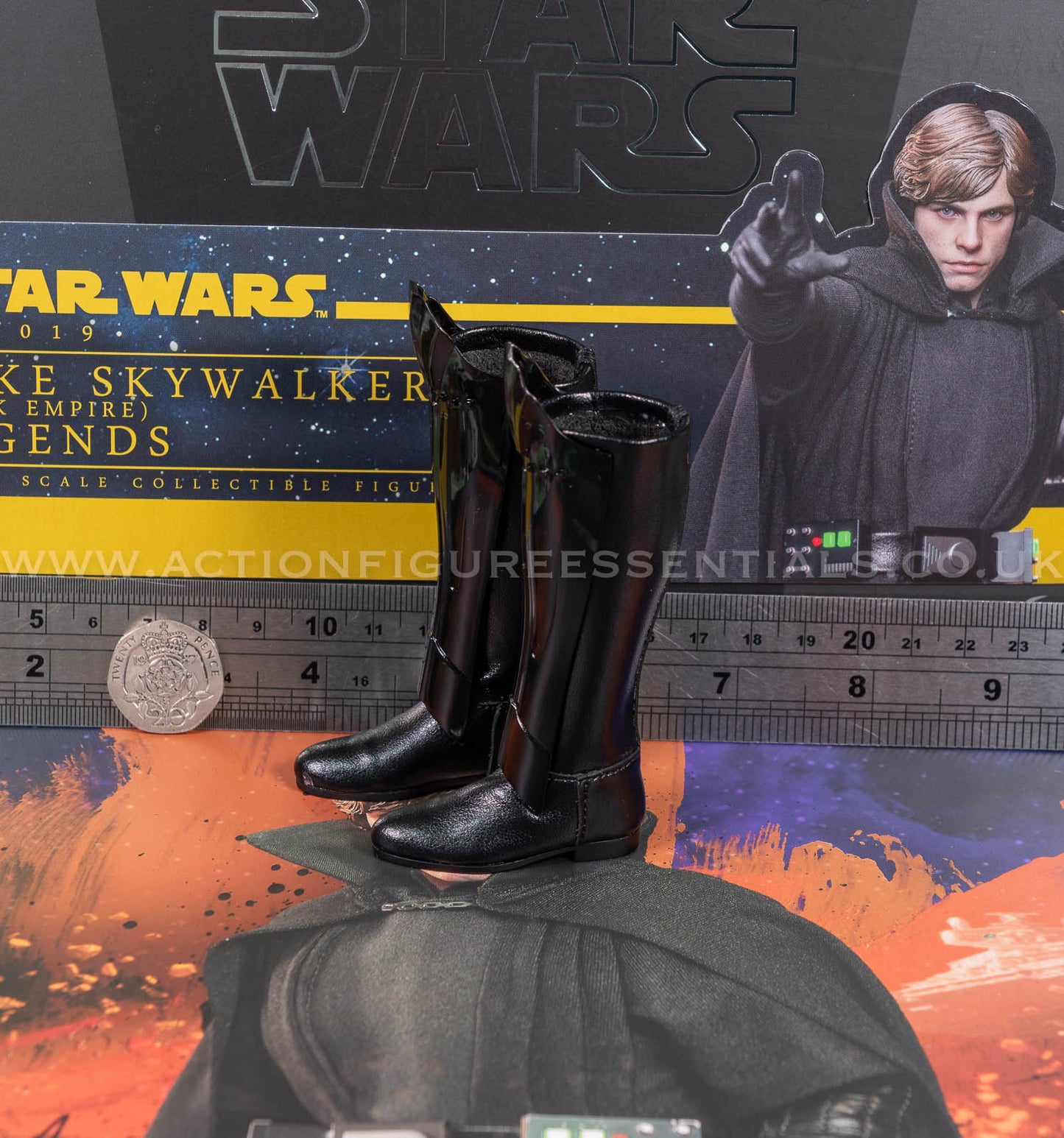 Hot Toys - Luke Skywalker Tall Armored Boots  - Star Wars - CMS019 Dark Empire - 1:6 Loose Parts