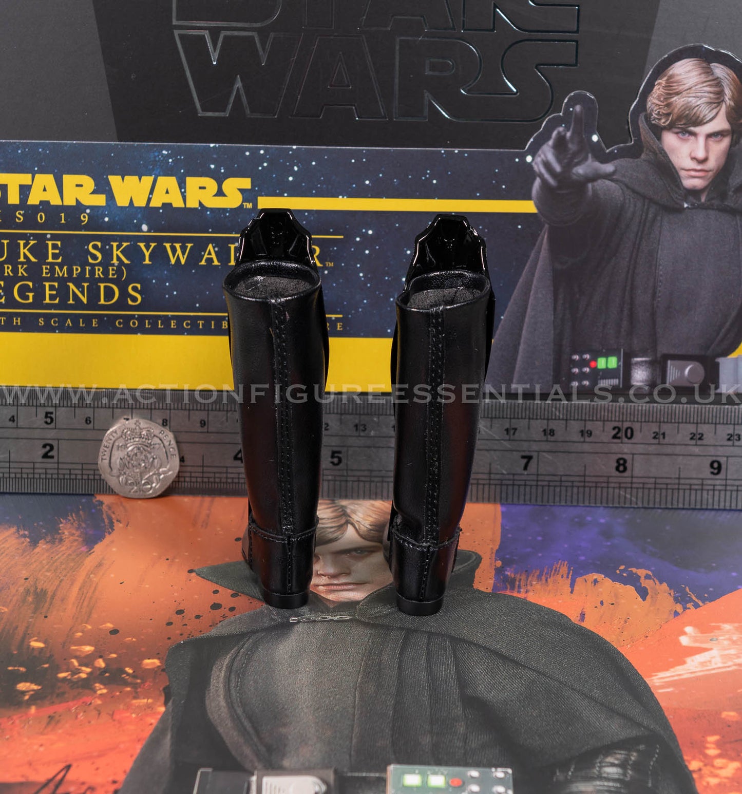 Hot Toys - Luke Skywalker Tall Armored Boots  - Star Wars - CMS019 Dark Empire - 1:6 Loose Parts