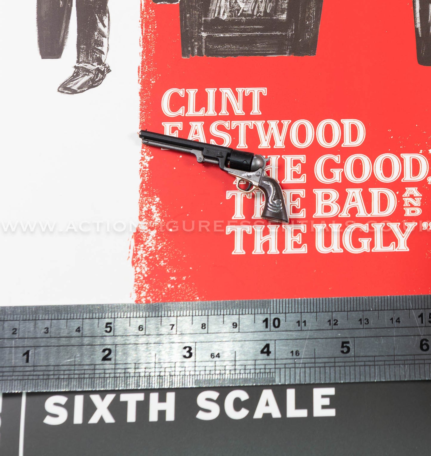 The Good The Bad and The Ugly - The Man With No Name (Blondie) - Pistol - Clint Eastwood Legacy Collection - Sideshow - 1:6 Scale Loose Parts