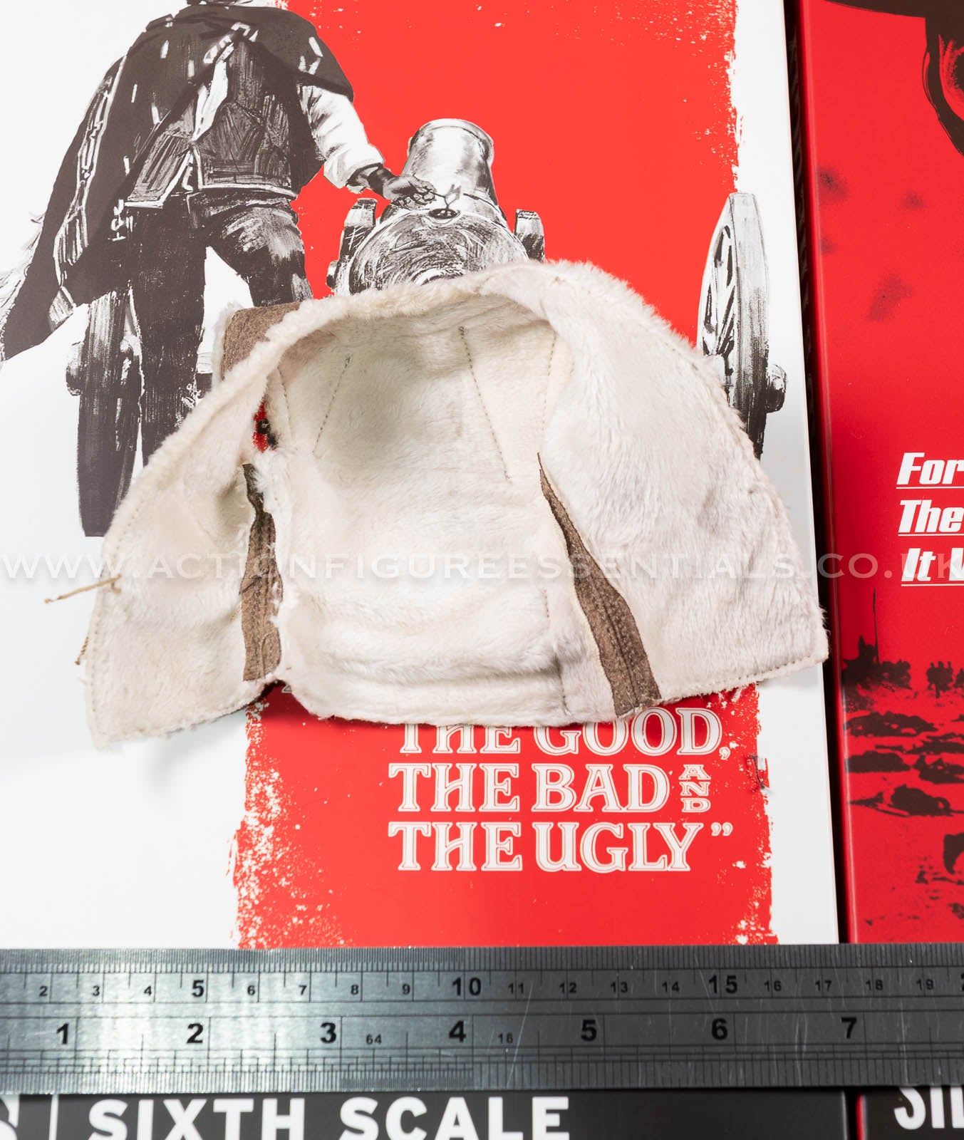 The Good The Bad and The Ugly - The Man With No Name (Blondie) - Vest w Fur Lining - Clint Eastwood Legacy Collection - Sideshow - 1:6 Scale Loose Parts