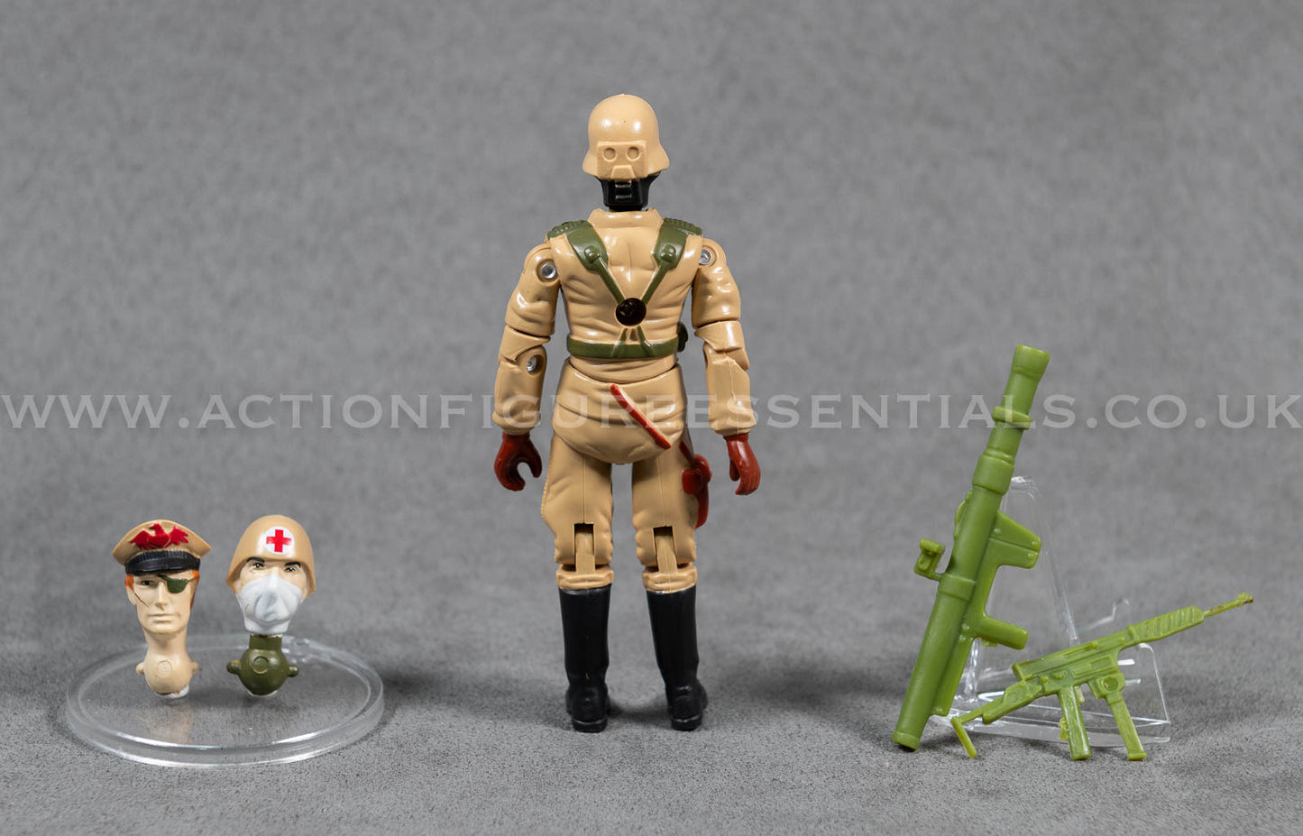 Action Force GI Joe Red Shadow Medic Custom Retro Vintage Figures Classic O-Ring Design