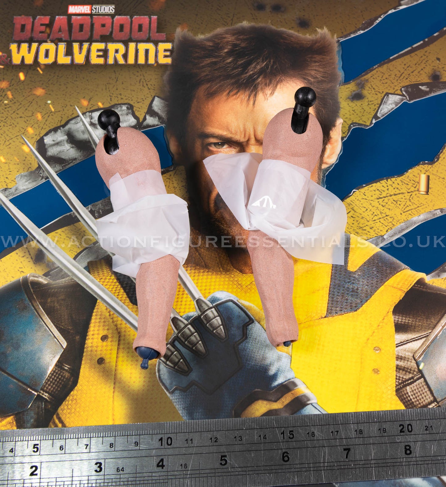 Hot Toys - Wolverine Deluxe Silicone Seamless Arms - Deadpool v Wolverine - MMS754 - 1:6 Scale Parts Marvel