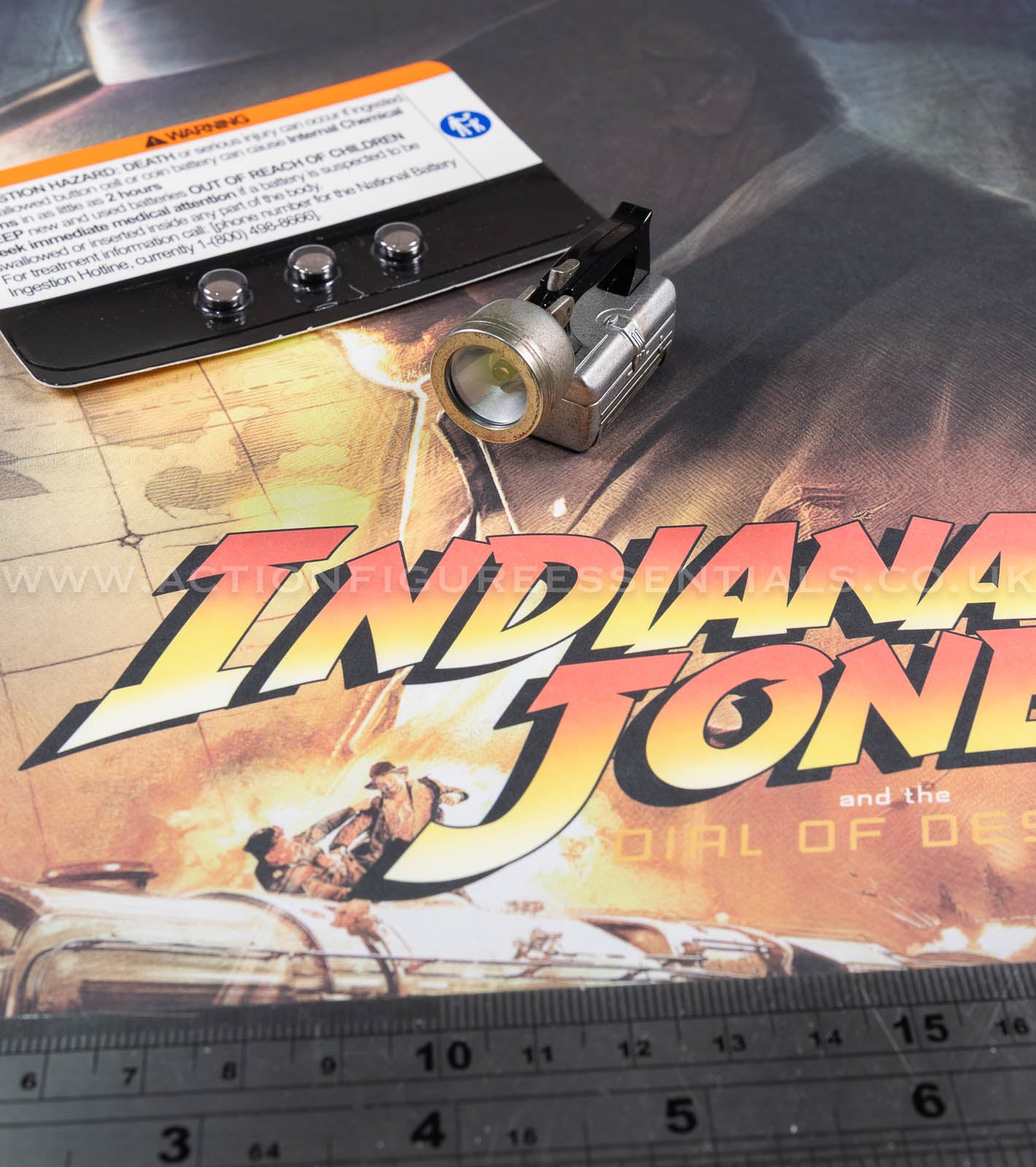 Hot Toys - Indiana Jones - LED Flash Light Torch - Dial of Destiny - MMS717 - 1:6 Scale Parts Deluxe Version