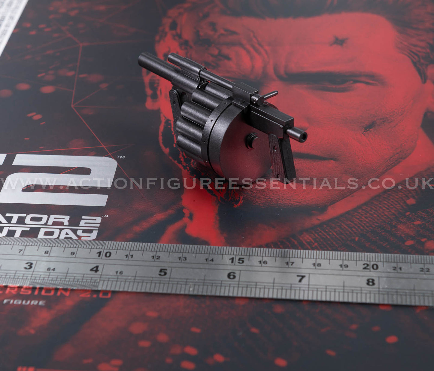 Hot Toys T-800 Battle Damaged Version 2.0 Grenade Launcher 1/6 Scale Part DX46 Terminator 2 Judgment Day